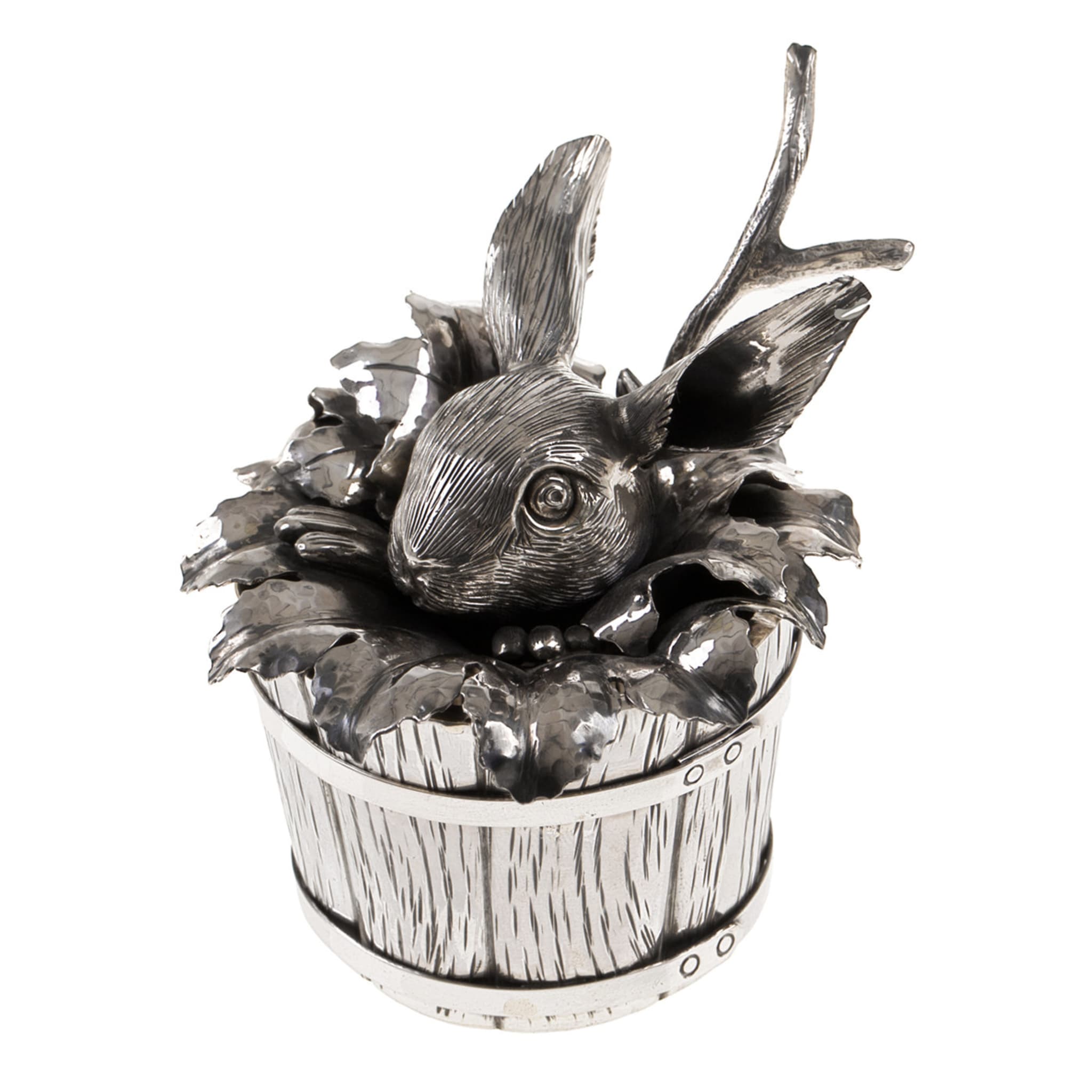 Bunny Sterling Silver Sugar Container - Main view