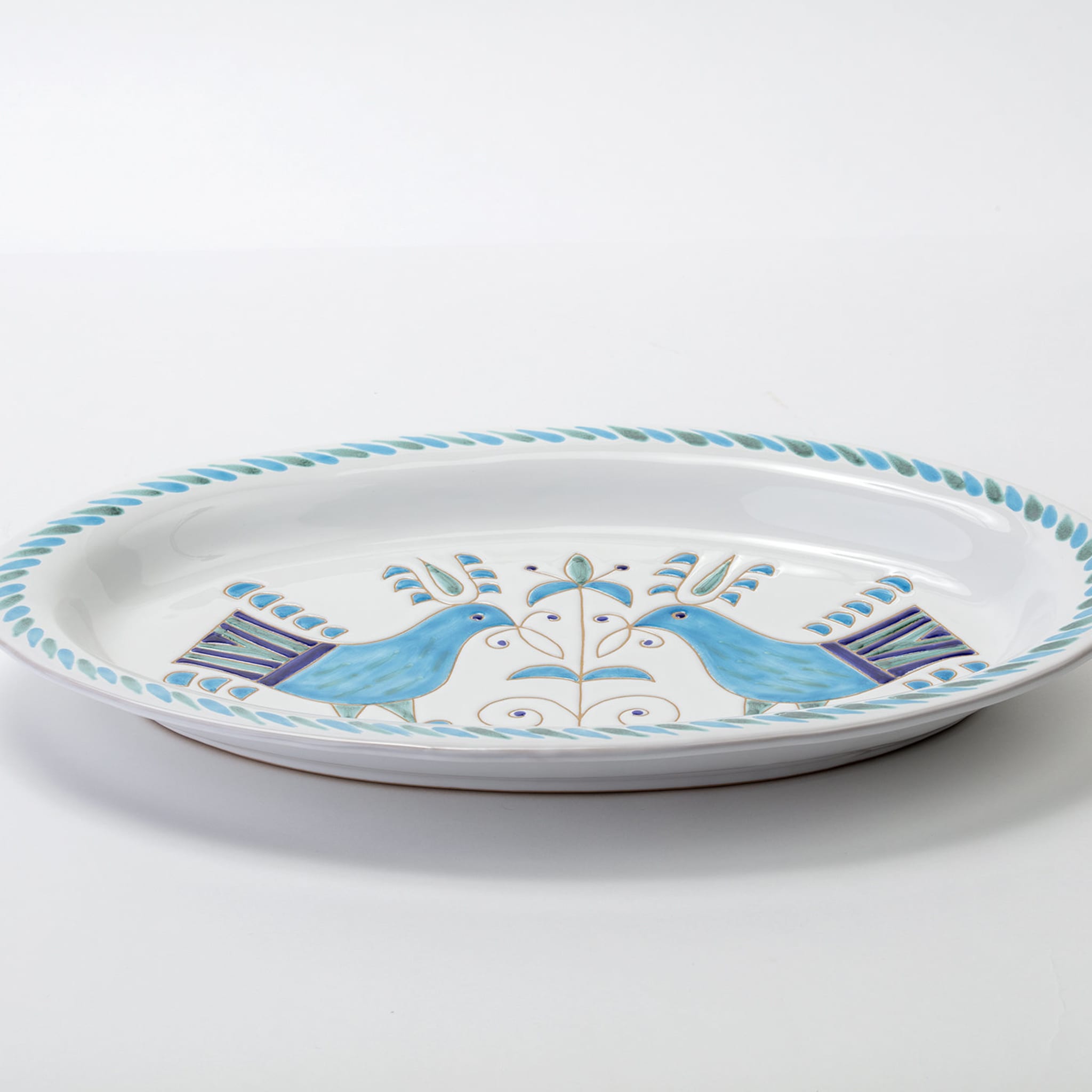 Le Pavoncelle Oval Tray - Alternative view 1