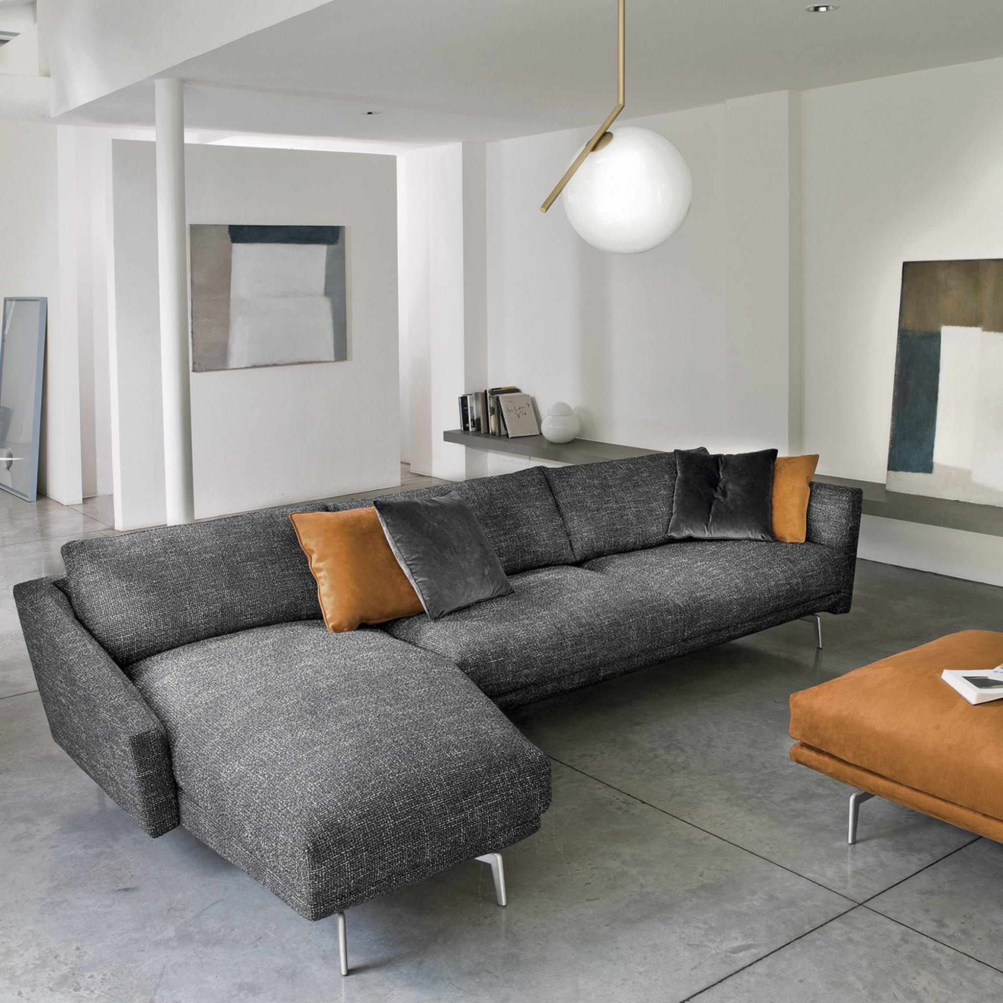 Urban Gray Sectional Sofa by Marconato & Zappa - Alternative view 1