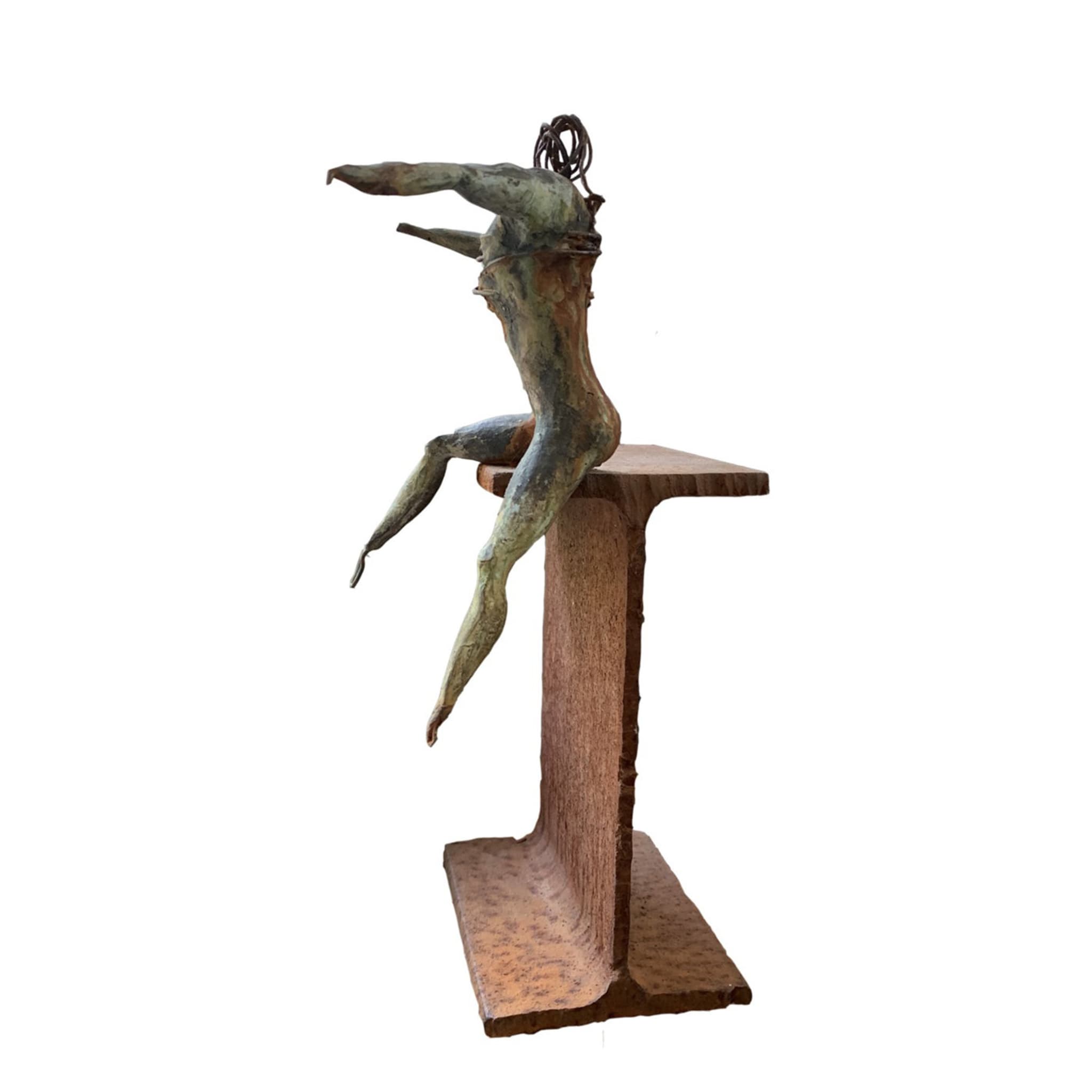 Sculpture en bronze Attesa - Vue alternative 1
