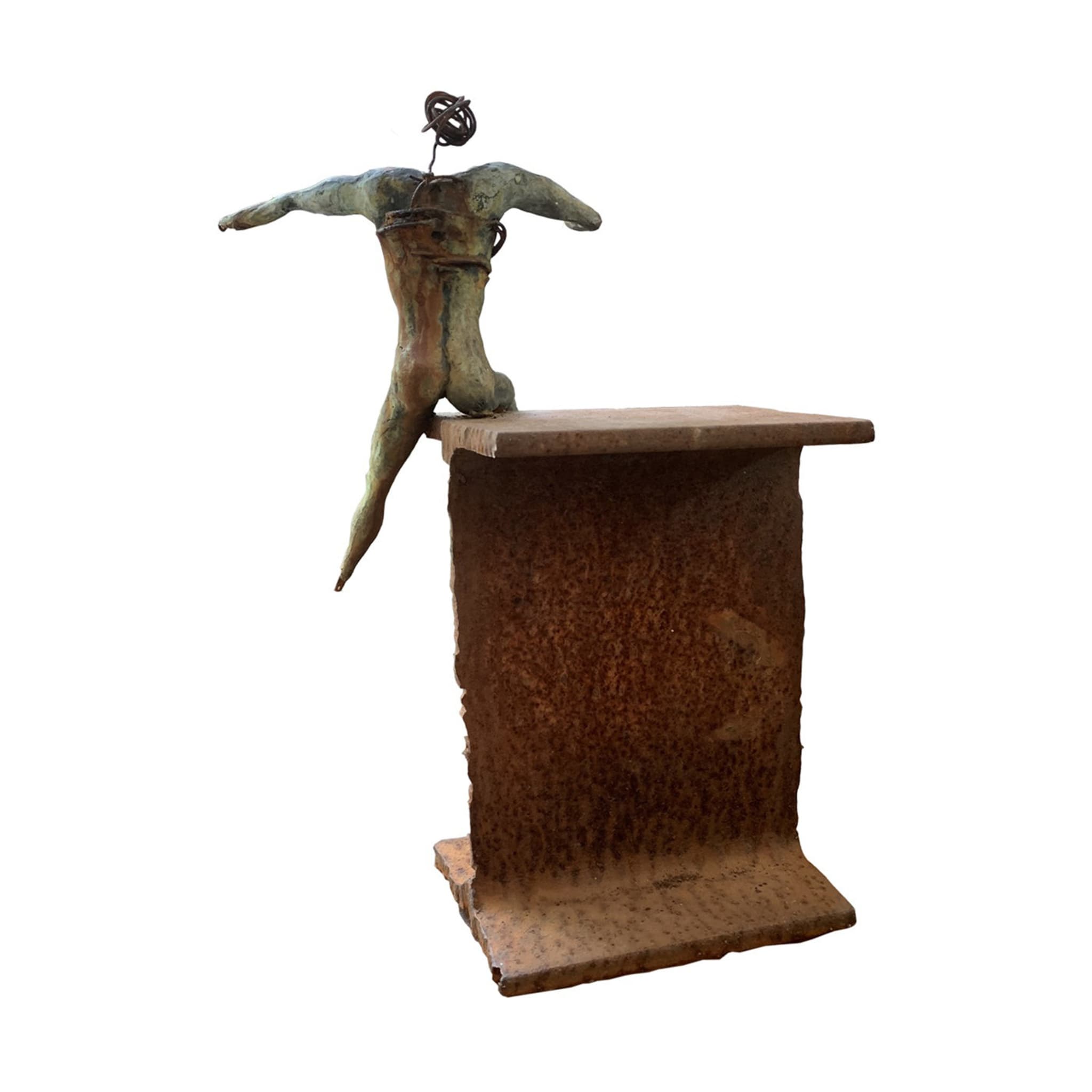 Sculpture en bronze Attesa - Vue alternative 2