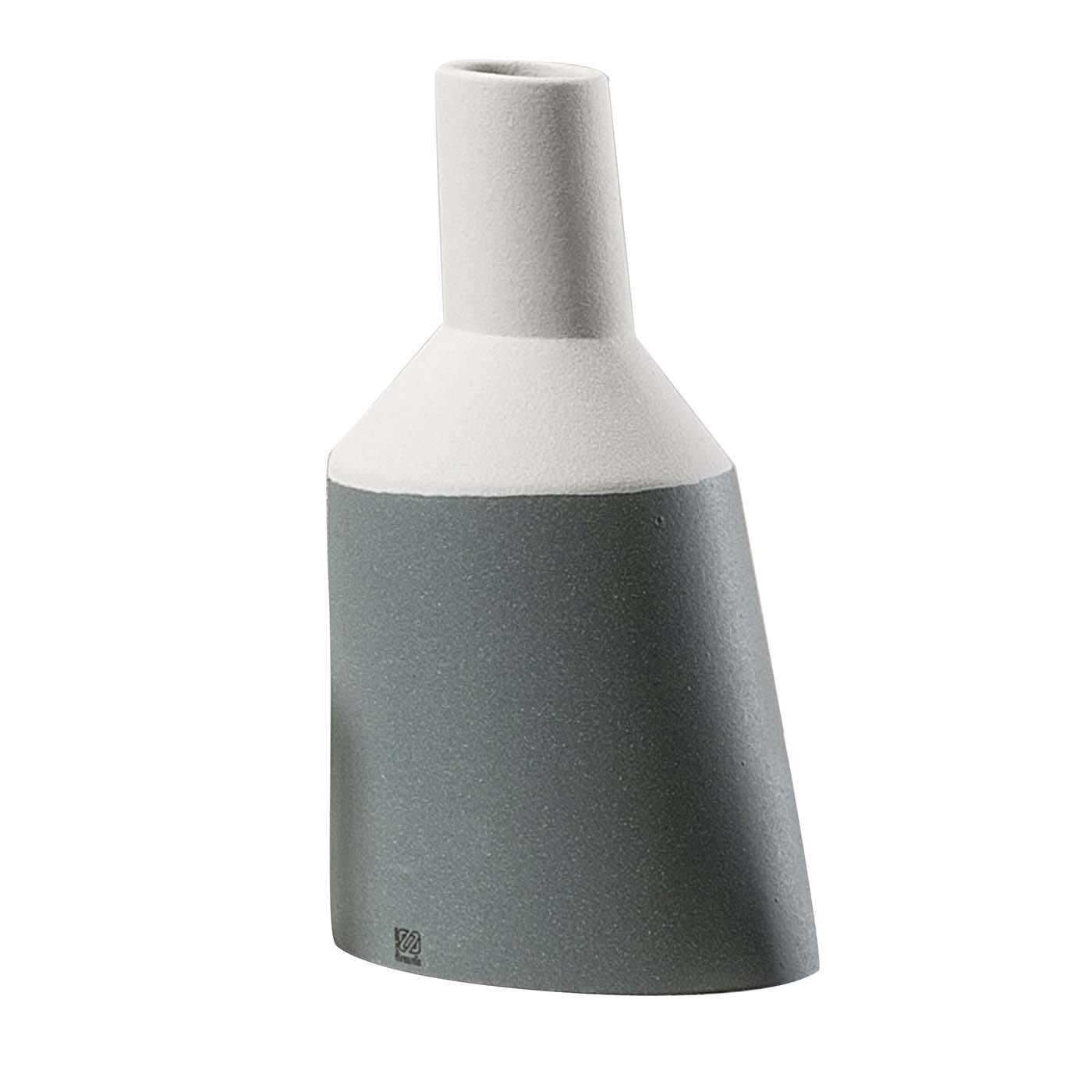 Medium Teal Bottle Vase - Lineasette