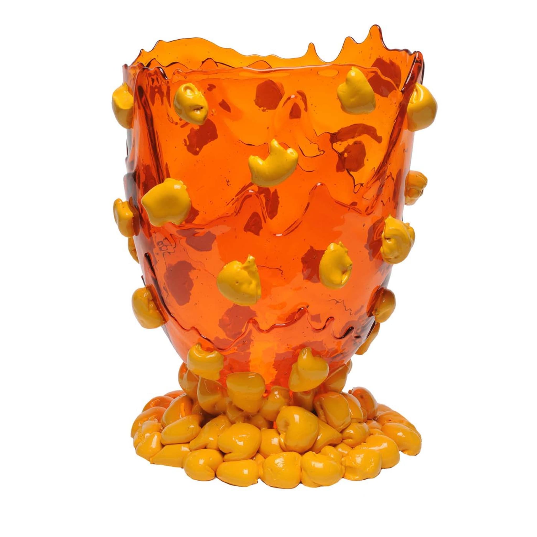 Nugget Orange Large Vase by Gaetano Pesce - Main view