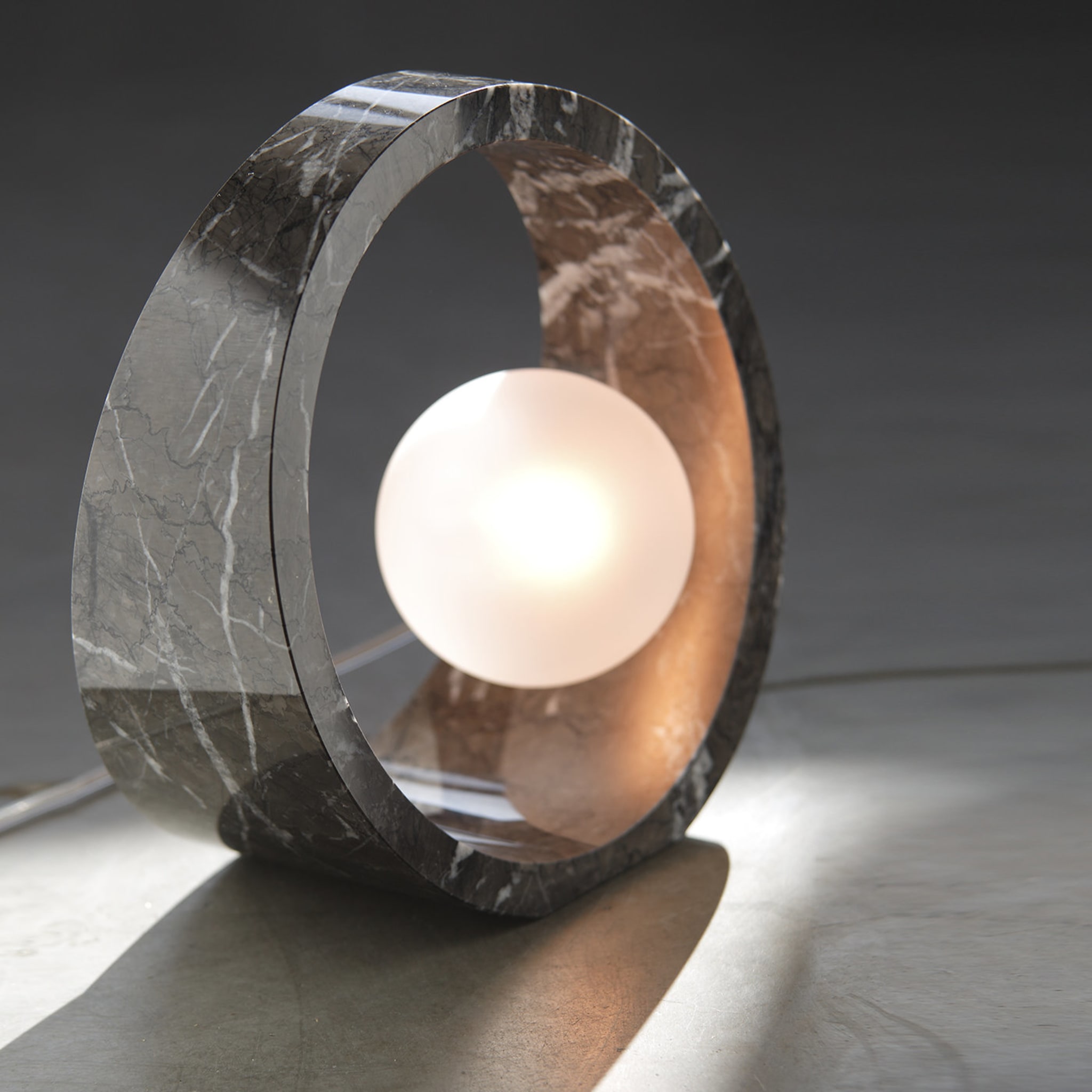 Marquinia Marble Ring Table Lamp - Alternative view 1