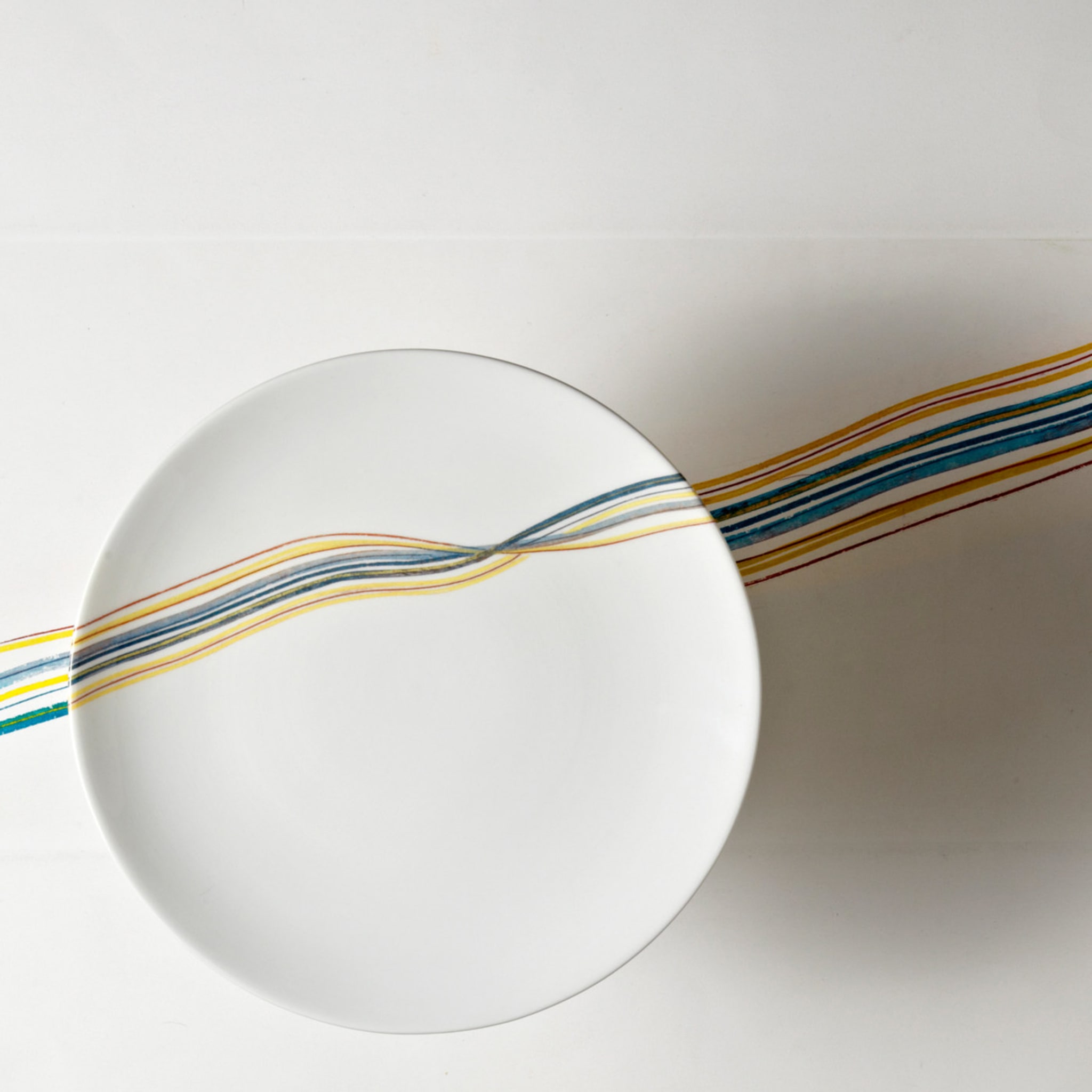 Orizzonti Gray Dessert Plates Set of 4 by Vittore Frattini - Alternative view 2
