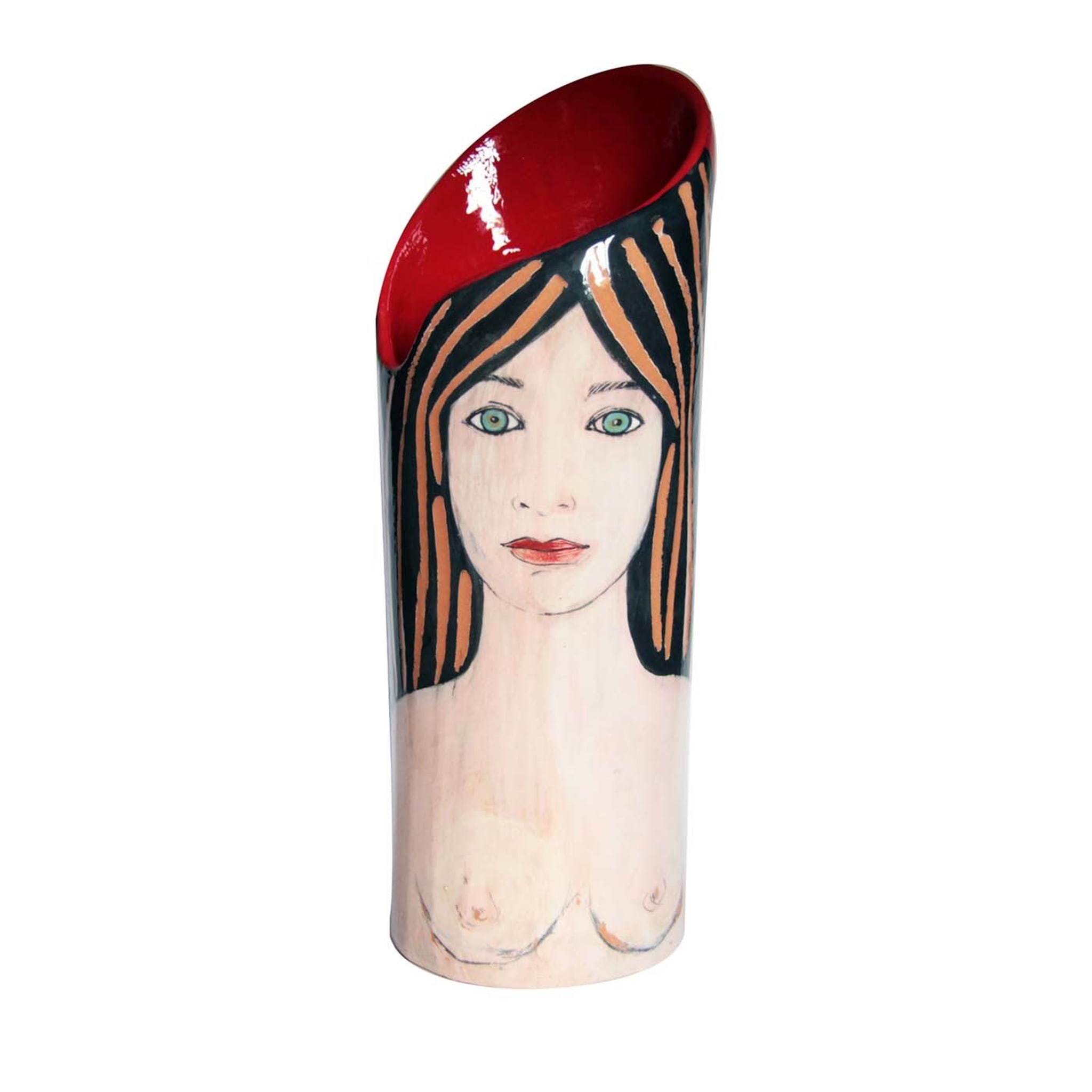 Donna Tall Red Vase - Main view