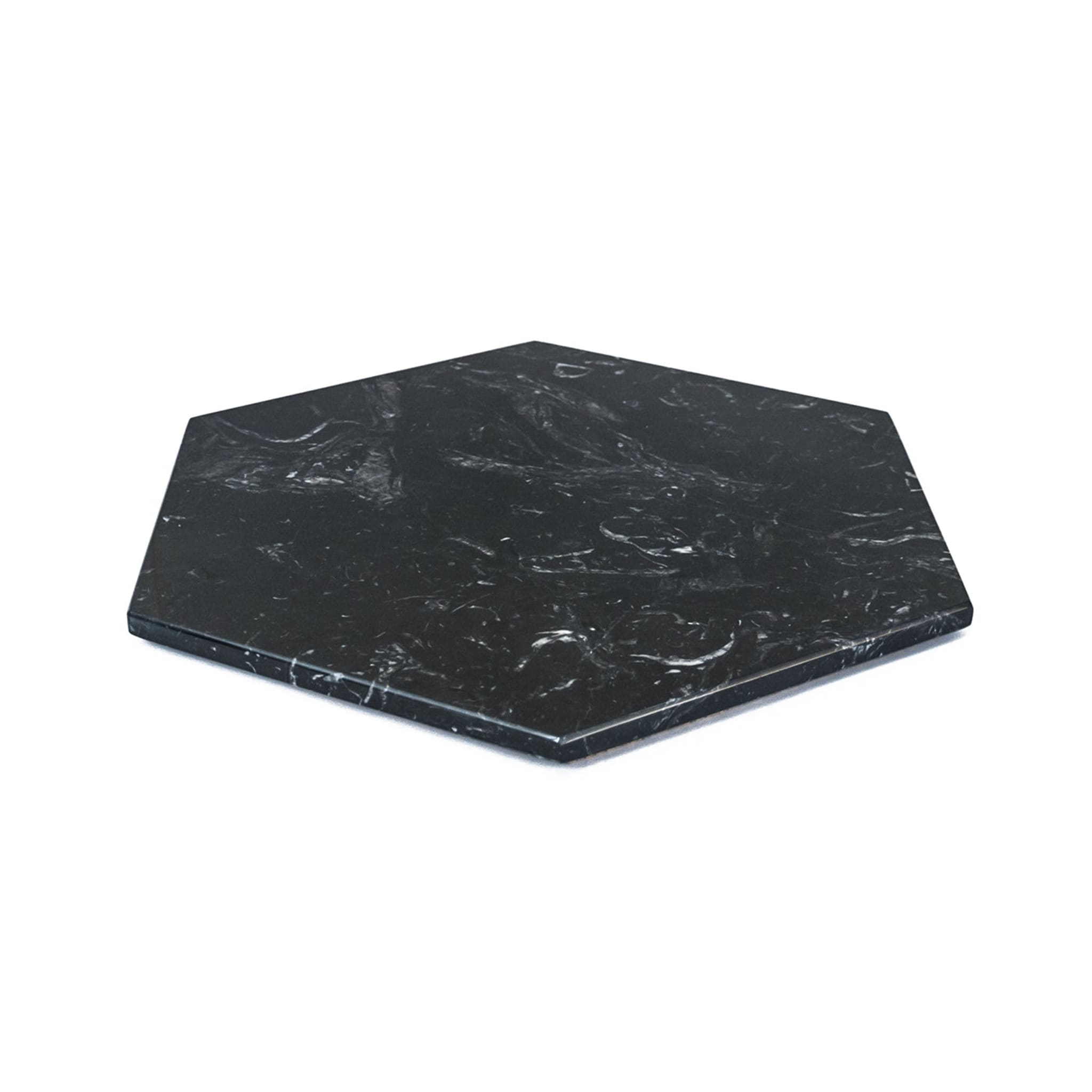 Piastra esagonale in marmo nero - Vista alternativa 3