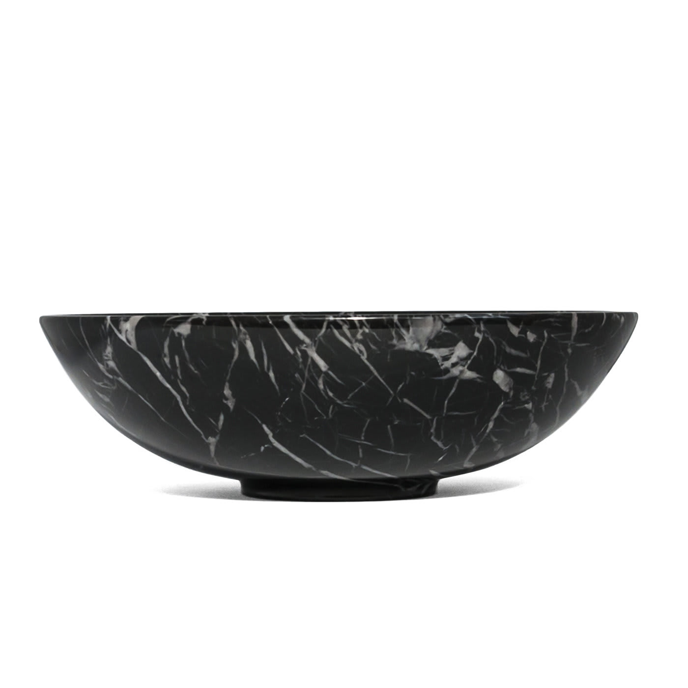 Marble and Glass Bowl, Black