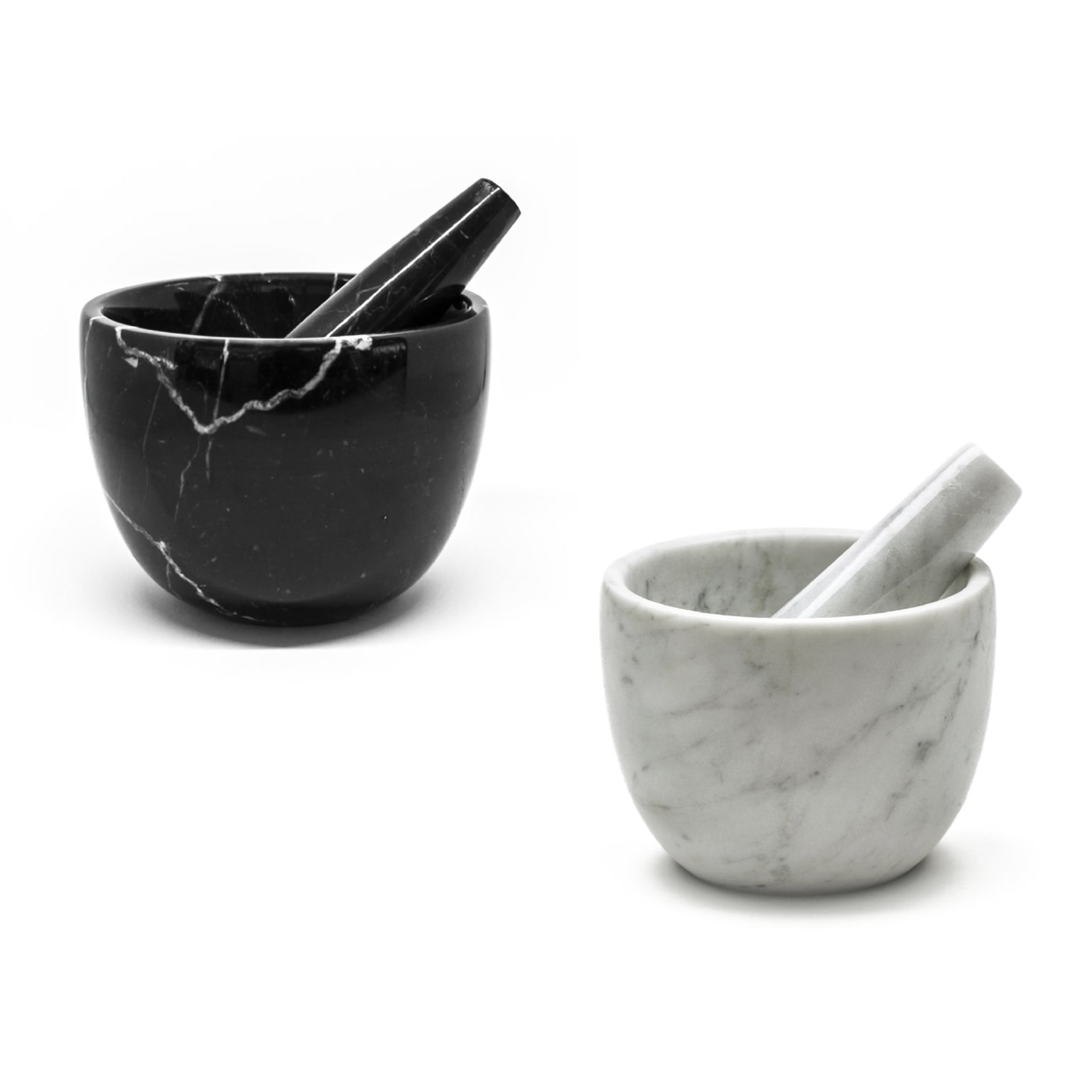 Small Black Marble Mortar and Pestle - Alternative view 4