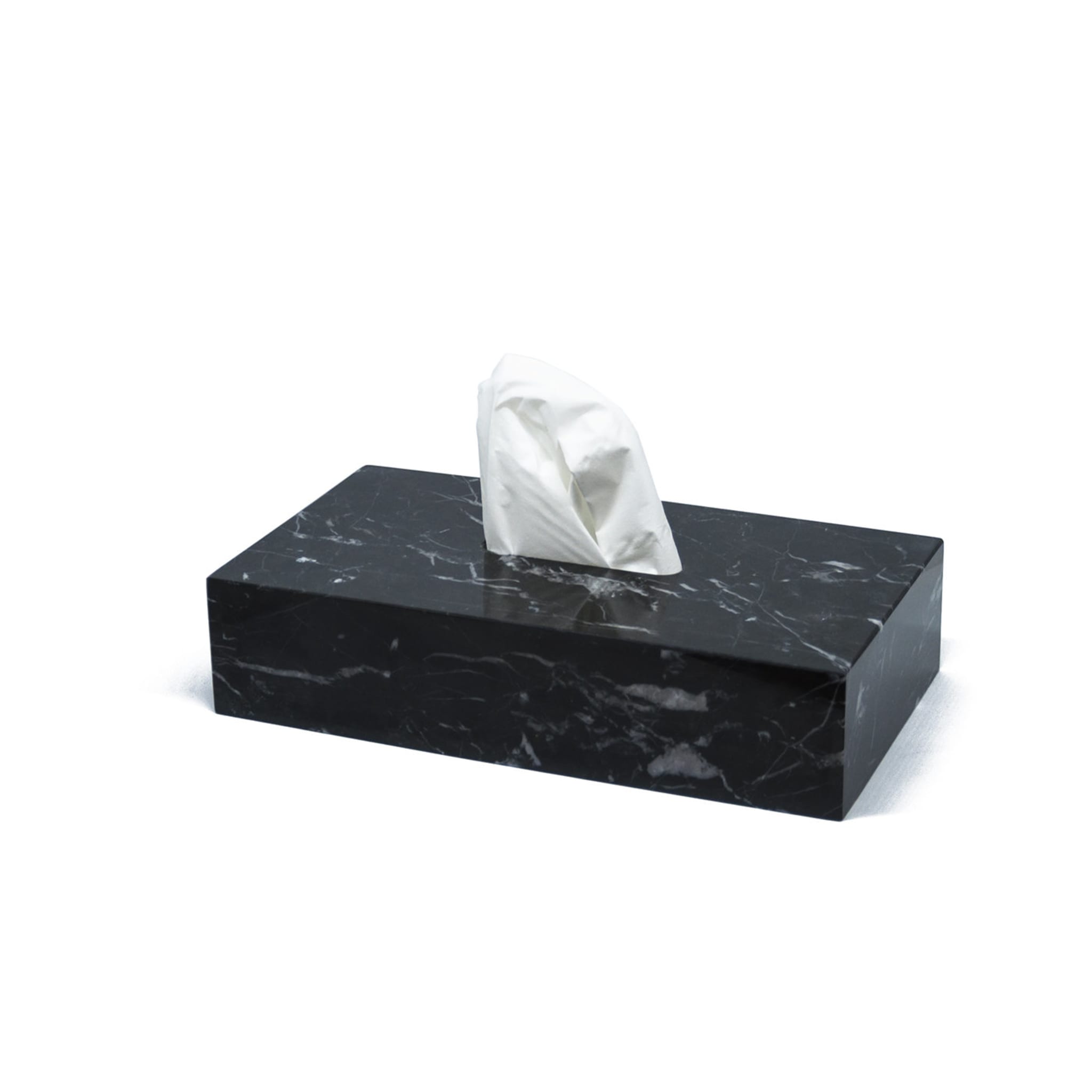 Black Marble Tissue Box - Alternative view 1