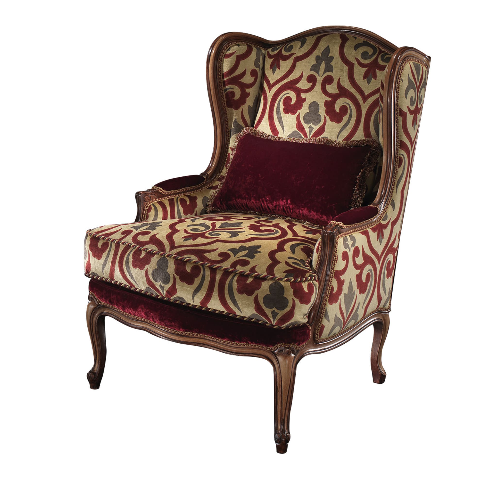 Asia Red Armchair - Main view