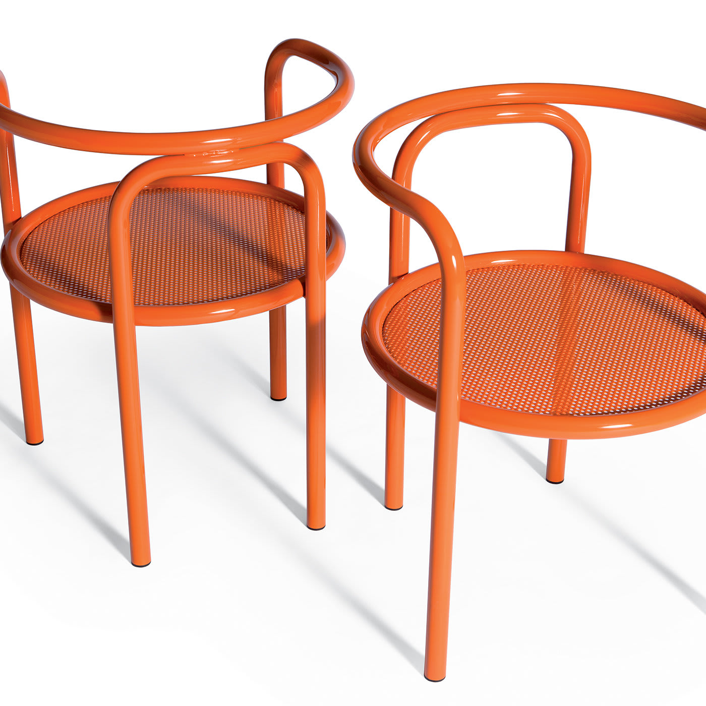Locus Solus Orange Chair by Gae Aulenti - Exteta