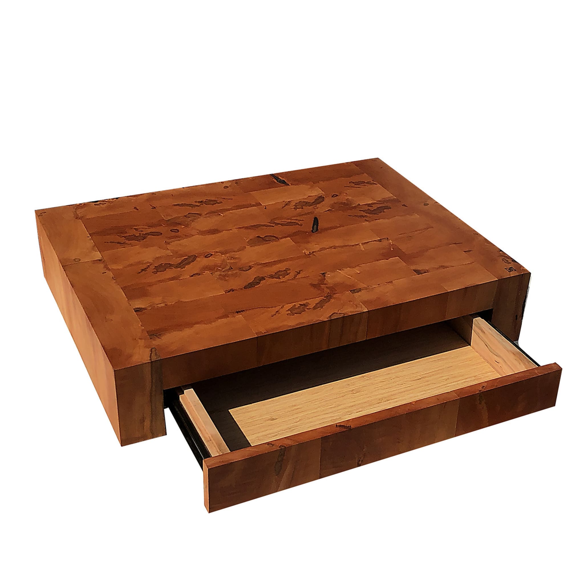 Pear Wood Cutting Board with Drawer - Alternative view 3