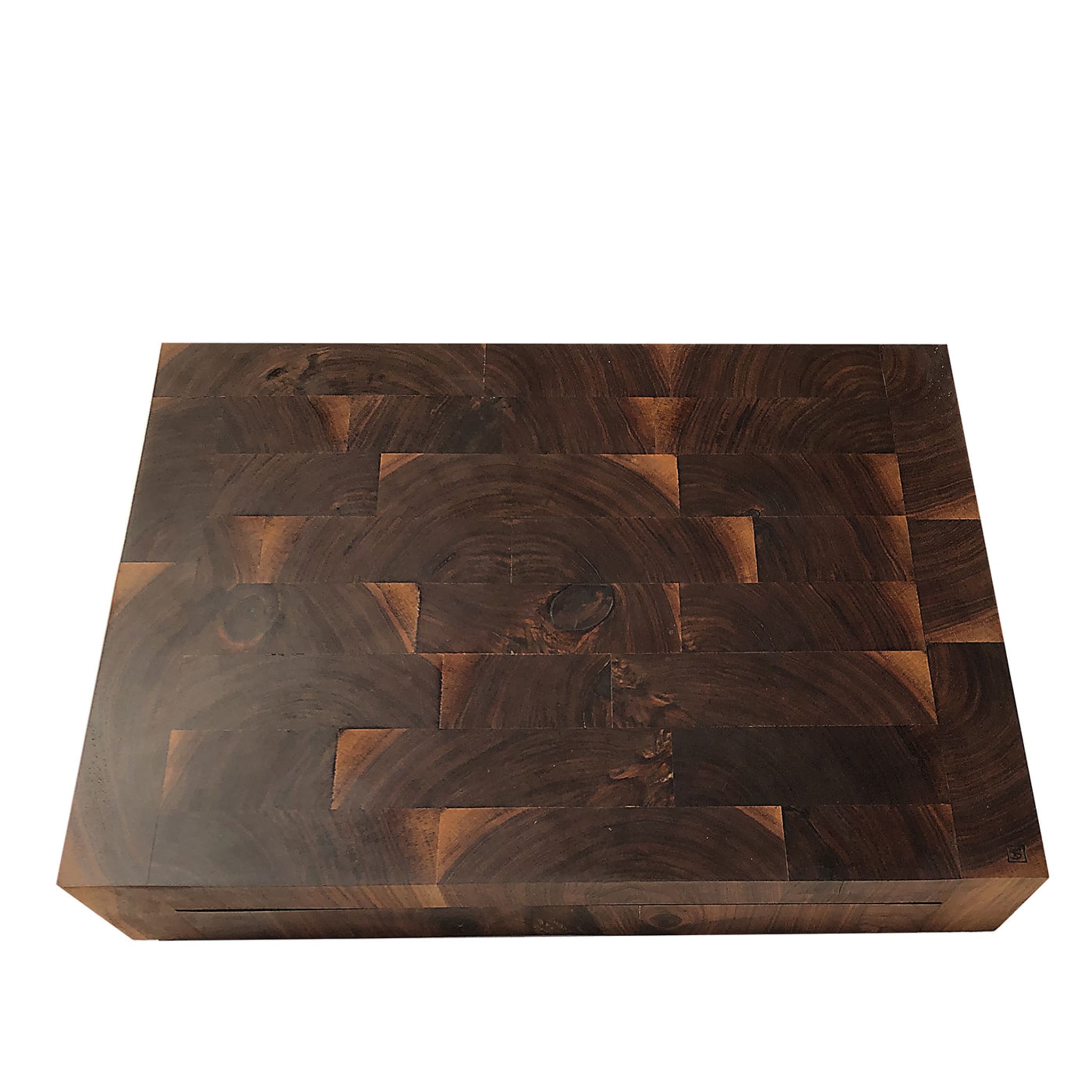 Walnut Wood Cutting Board with Drawer - Alternative view 1