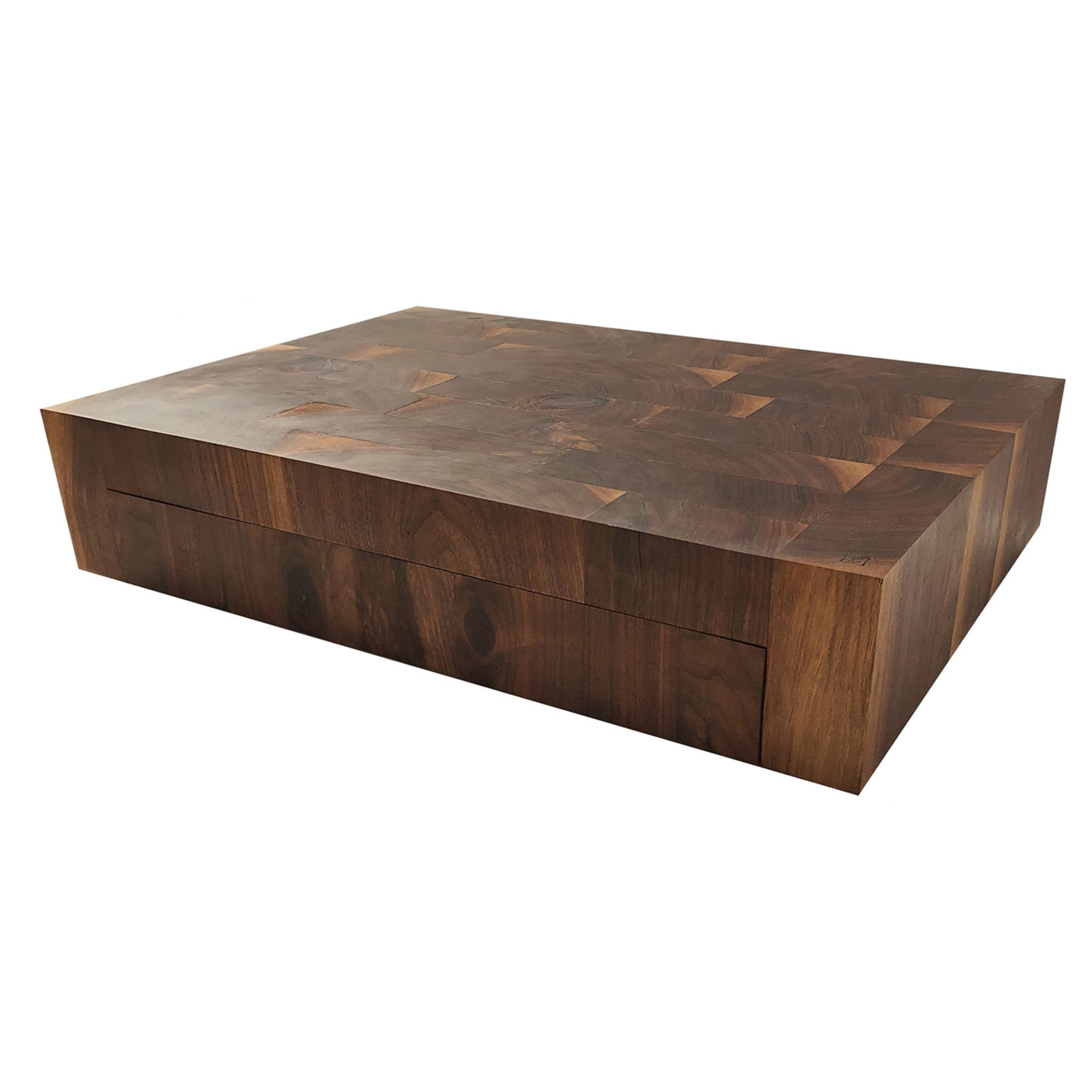 Walnut Wood Cutting Board with Drawer - Alternative view 2