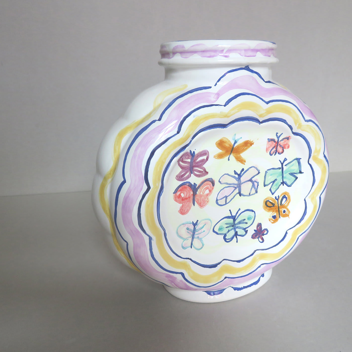 Butterflies Jar #1 - Ceramica Baldanza
