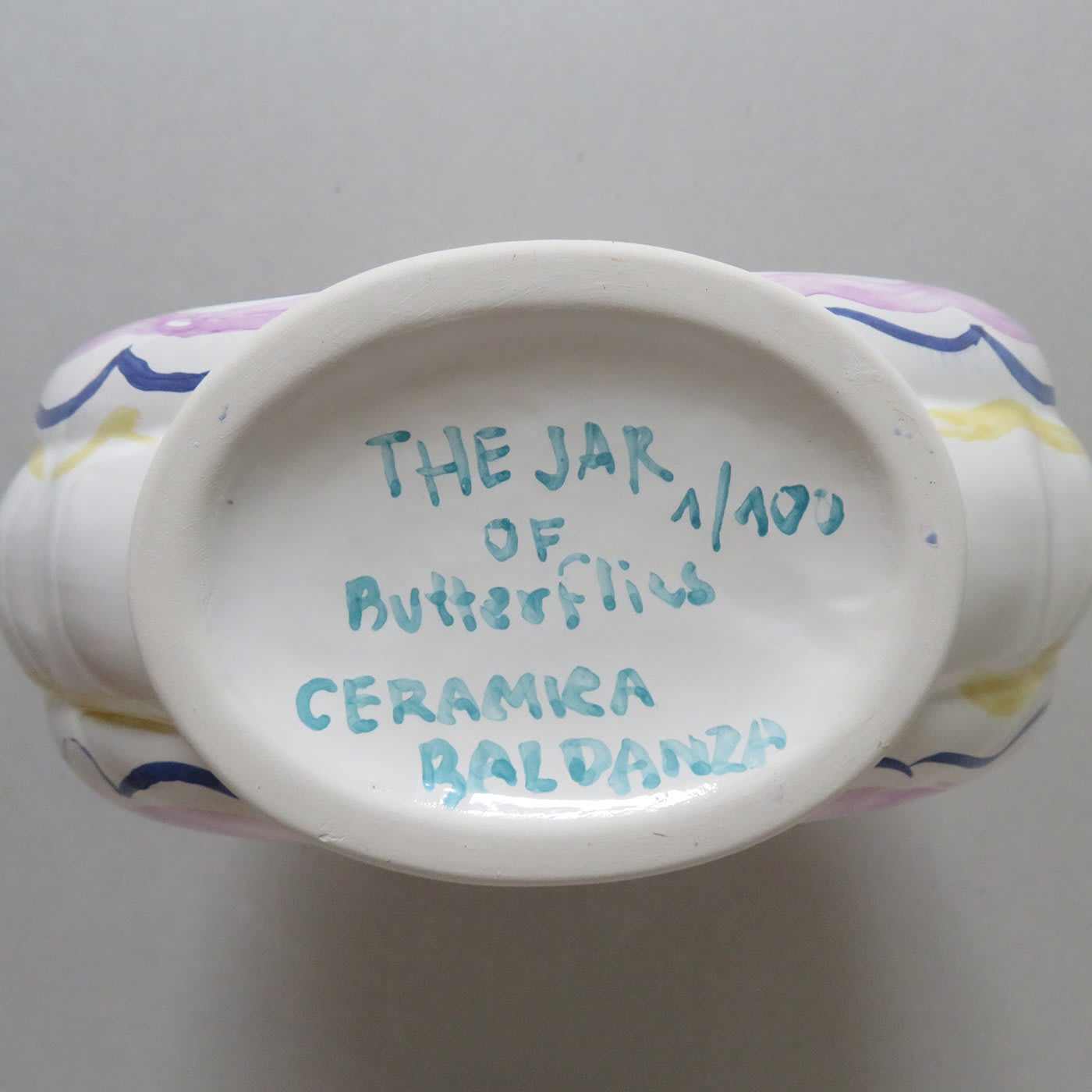 Butterflies Jar #1 - Ceramica Baldanza