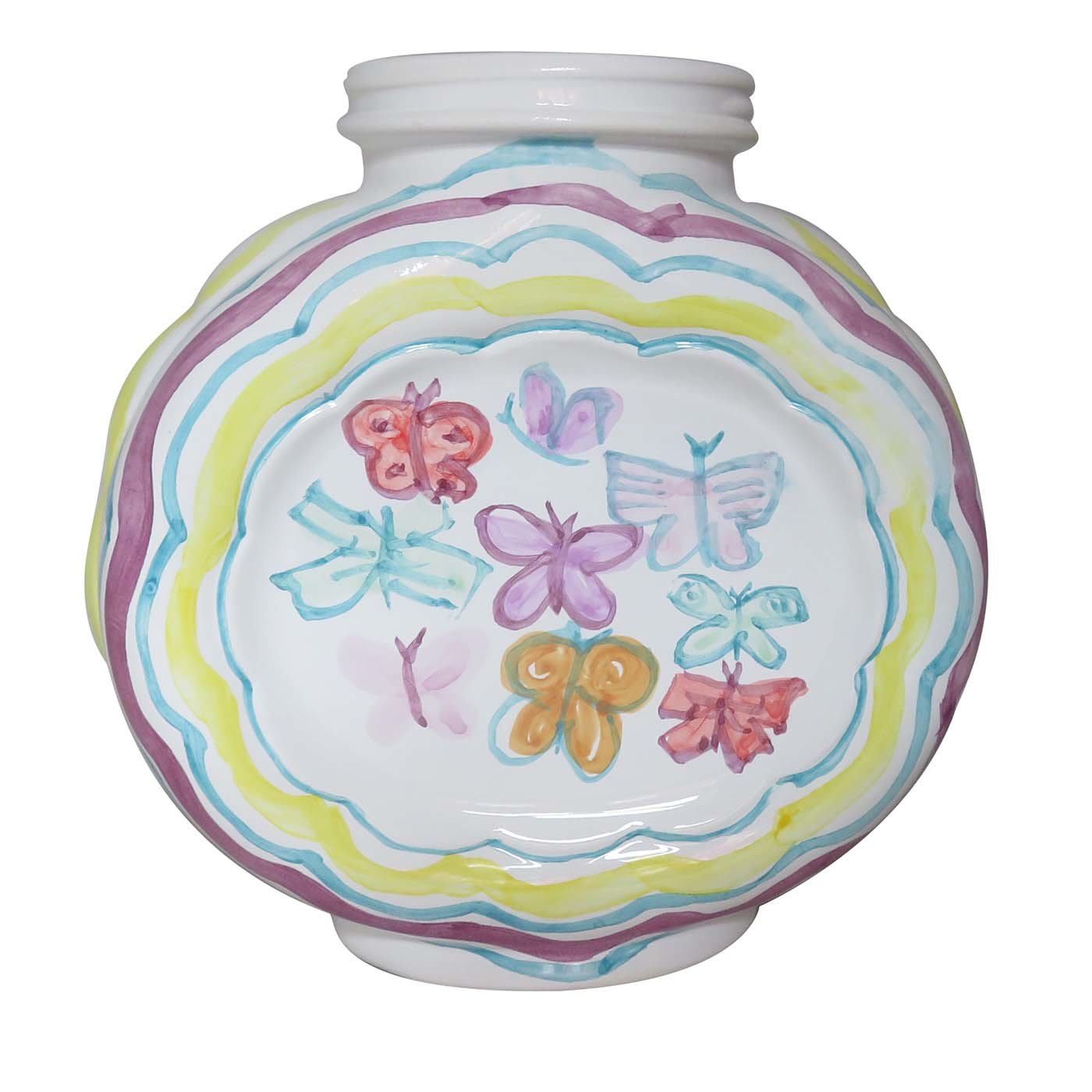 Butterflies Jar #2 - Ceramica Baldanza