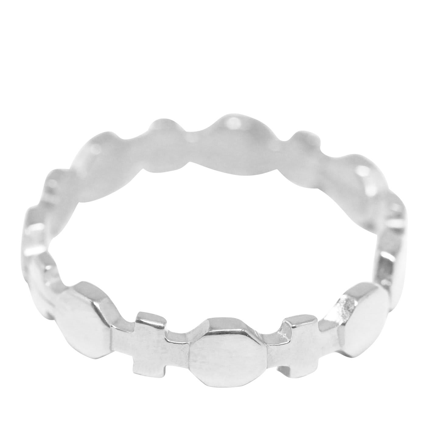 Baroque Silver Ring - Co.Ro