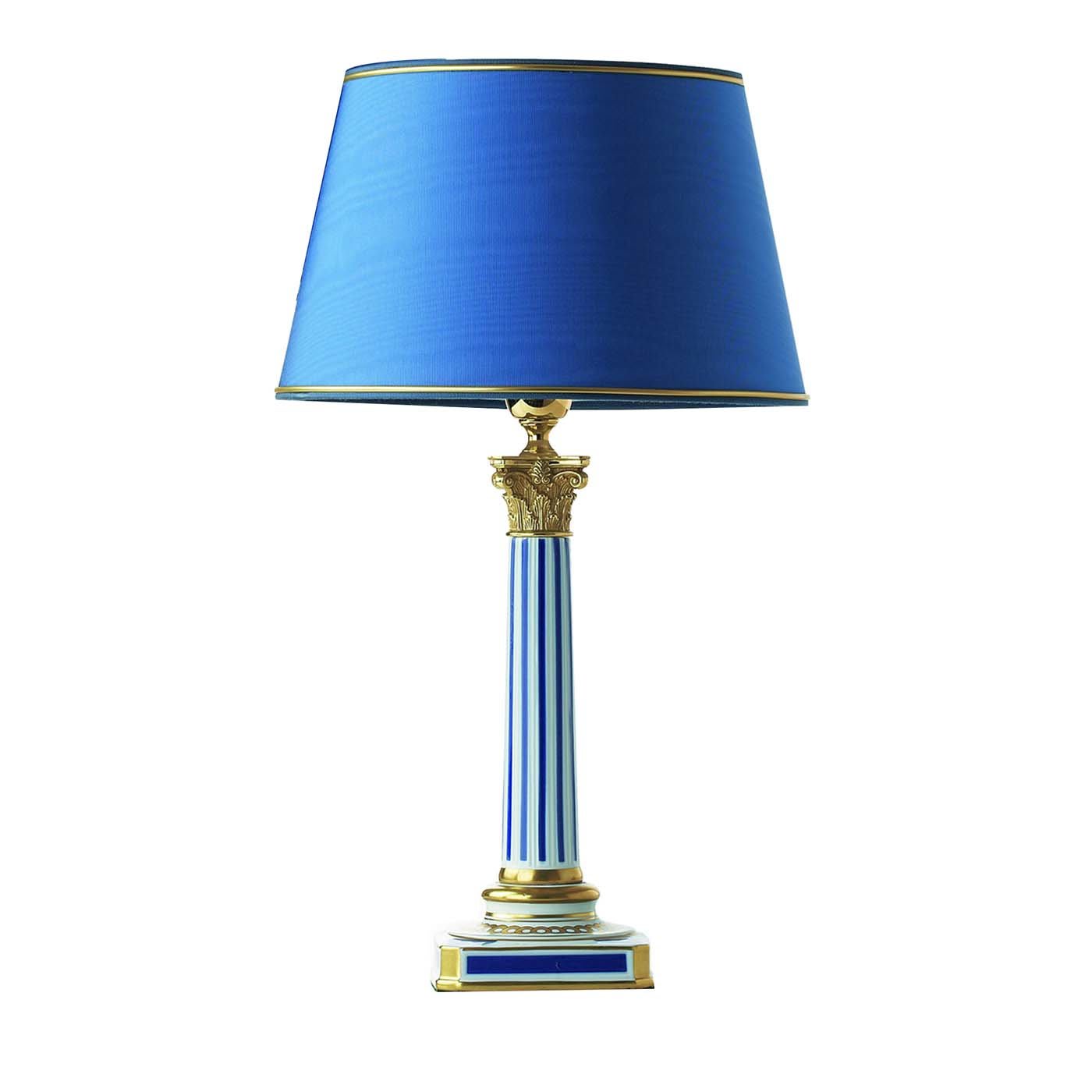 Colonne Blue Table Lamp - Le Porcellane