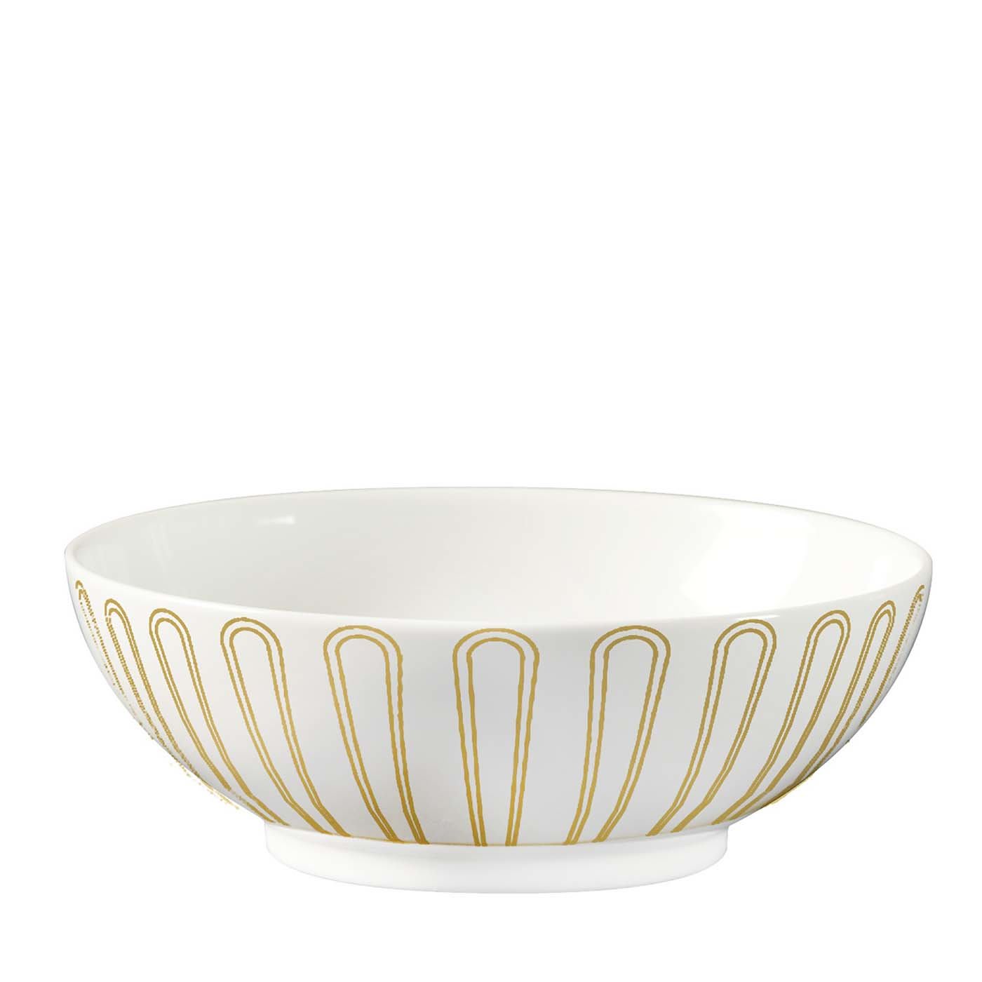 Baroqeat Oro Large Bowl by Salvatore Spataro - Le Porcellane