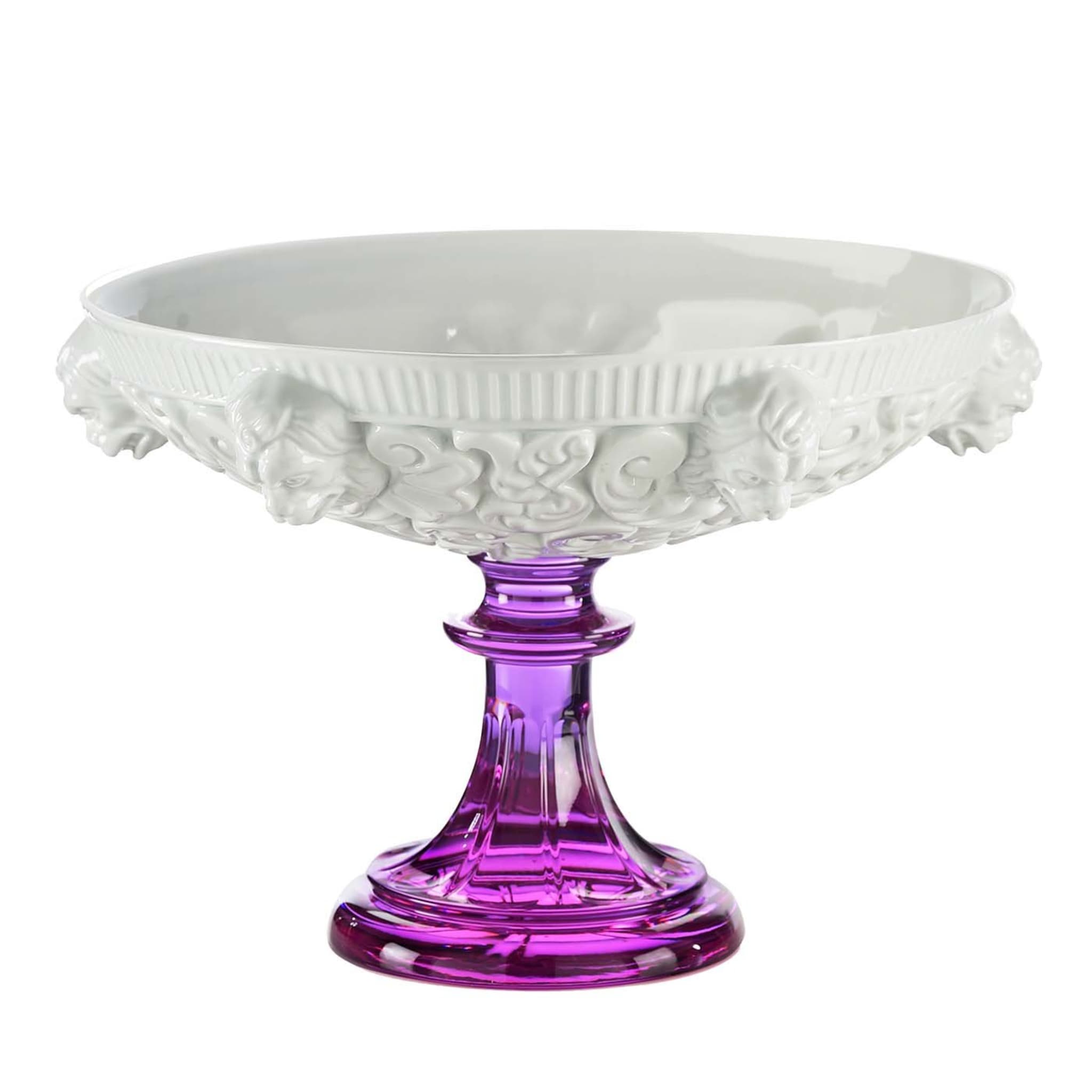 Centre de table Principe Porcellana Purple Footed Centerpiece by Salvatore Spataro - Vue principale
