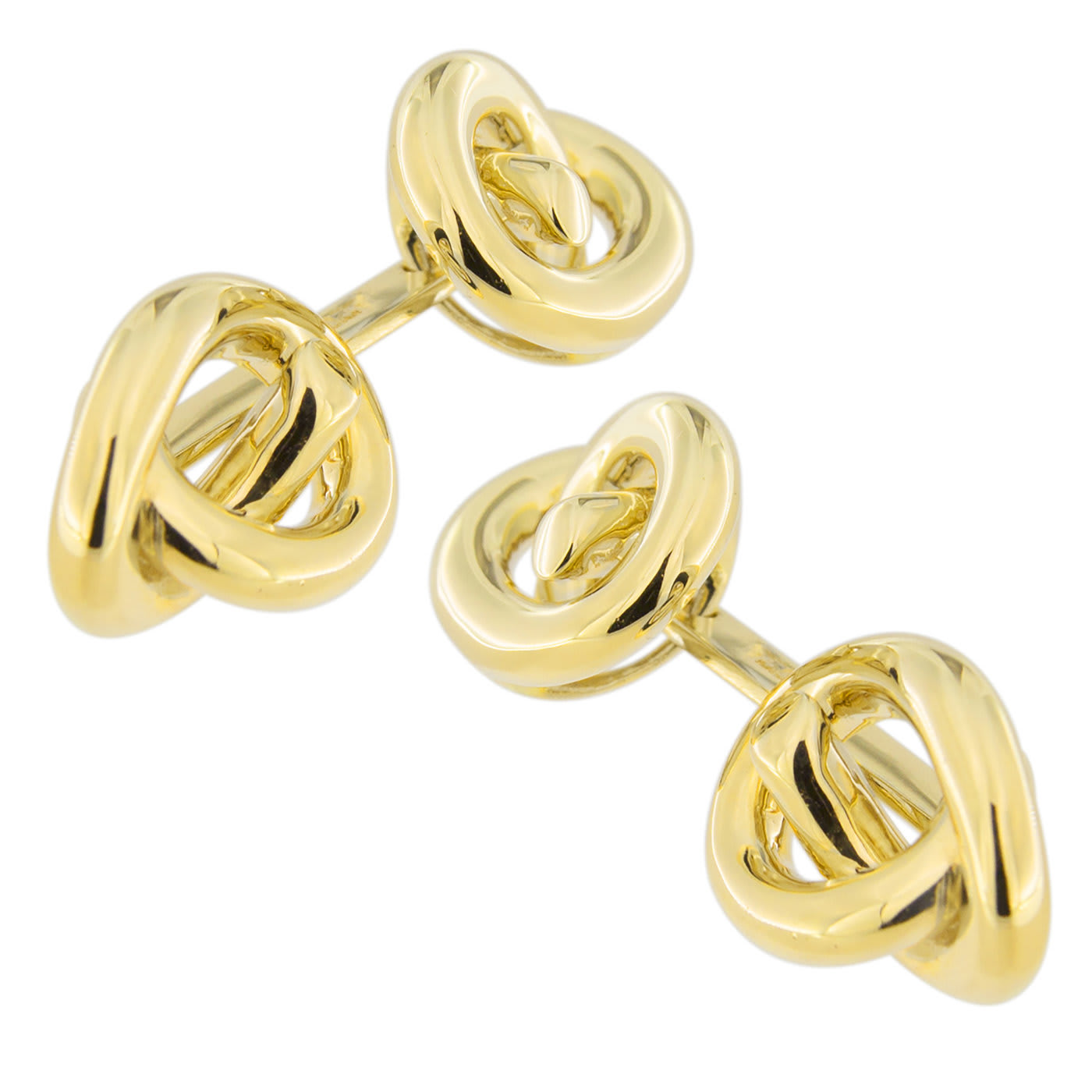 Knot 18k Yellow Gold Cufflinks - Jona