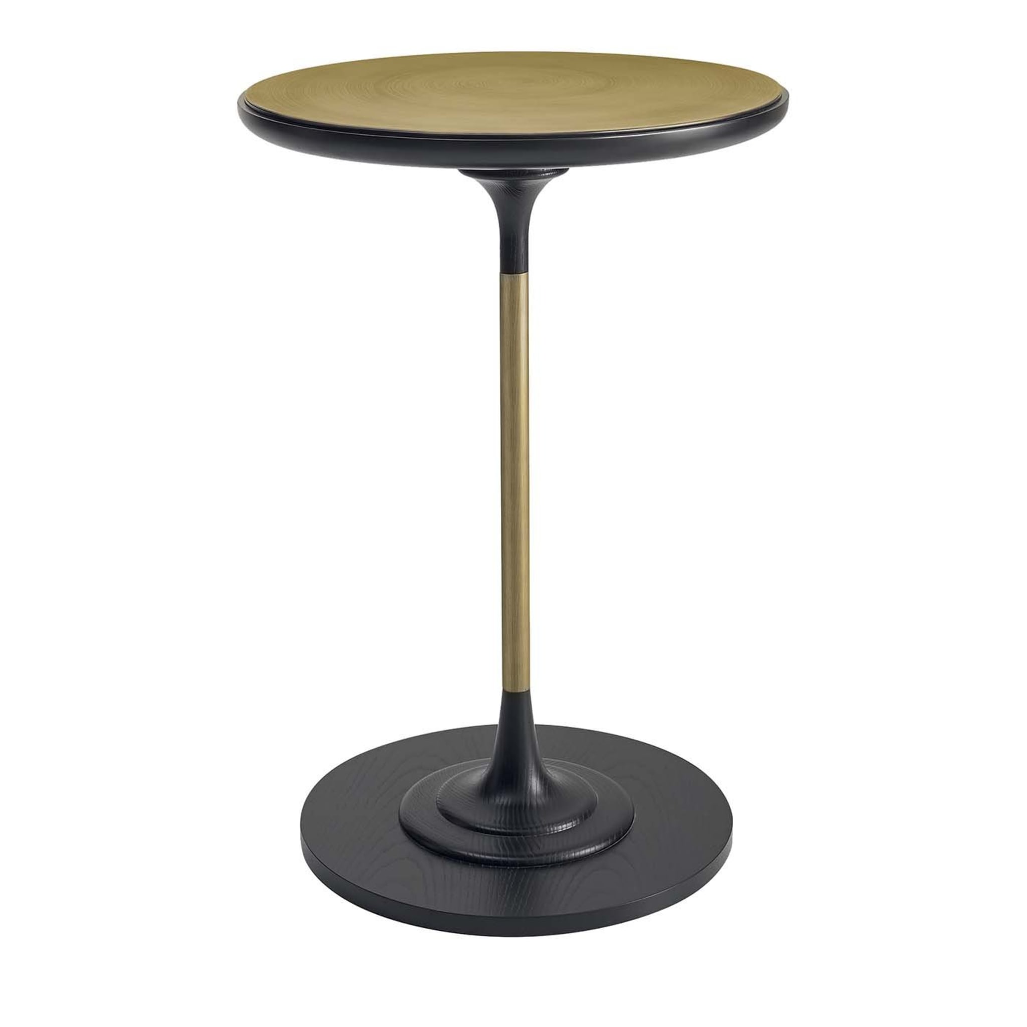 Tall Side Table with Brass Top - Main view