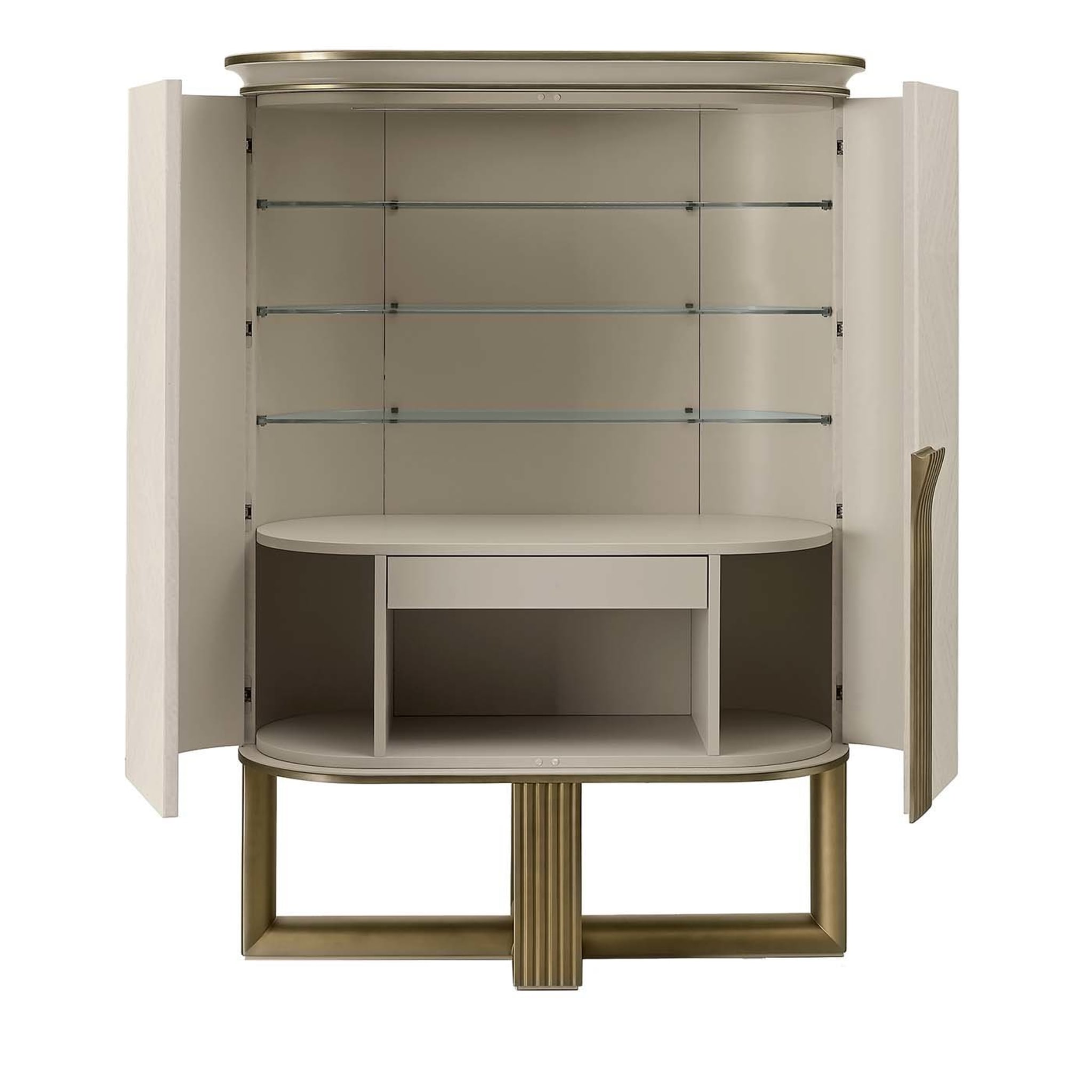 White and Gold Buffet Cabinet - Main view