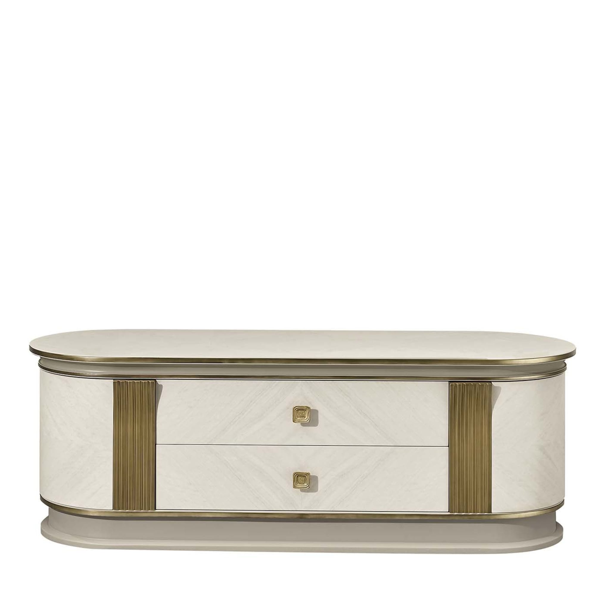 White and Gold Media Sideboard - Main view