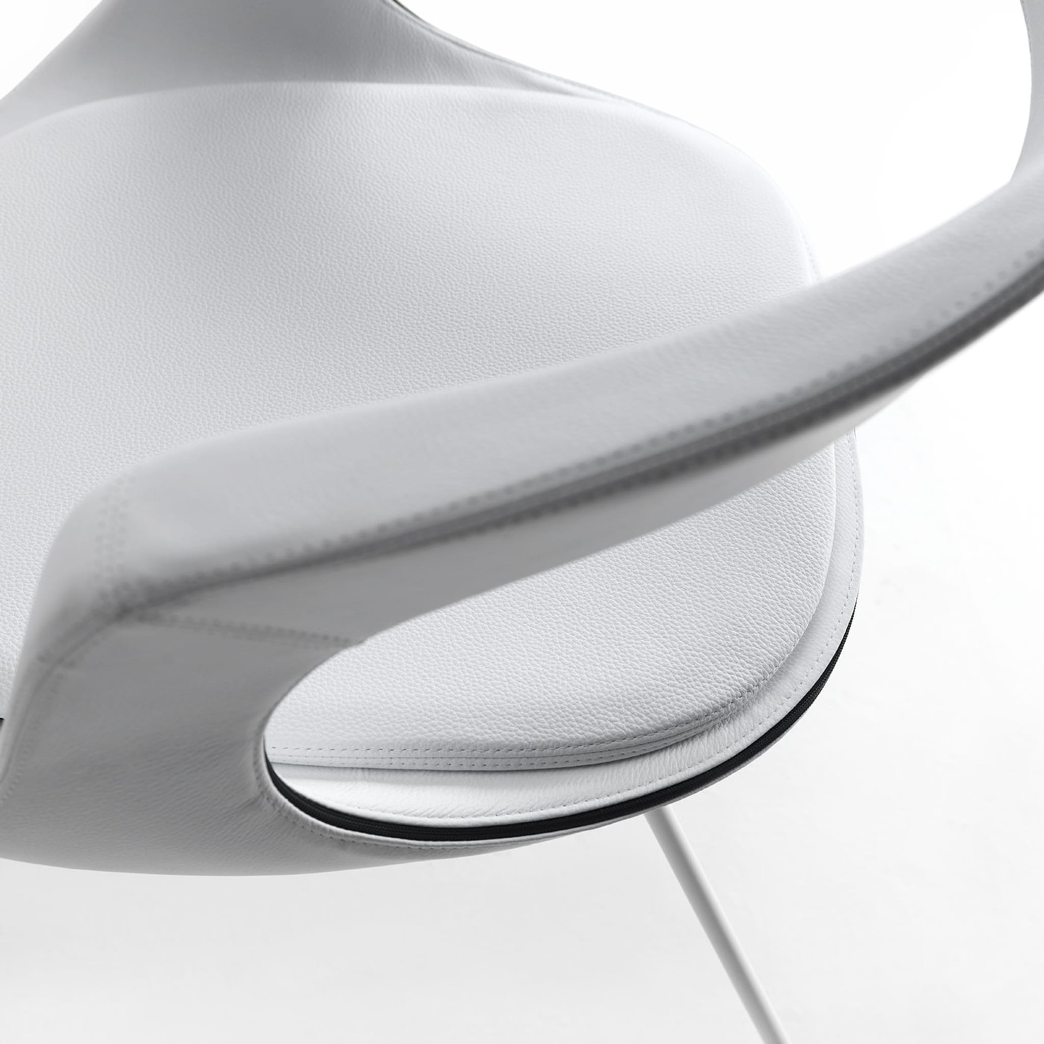 Frenchkiss Low-Backed Sled-Base Chair by Stefano Bigi - Alternative view 1