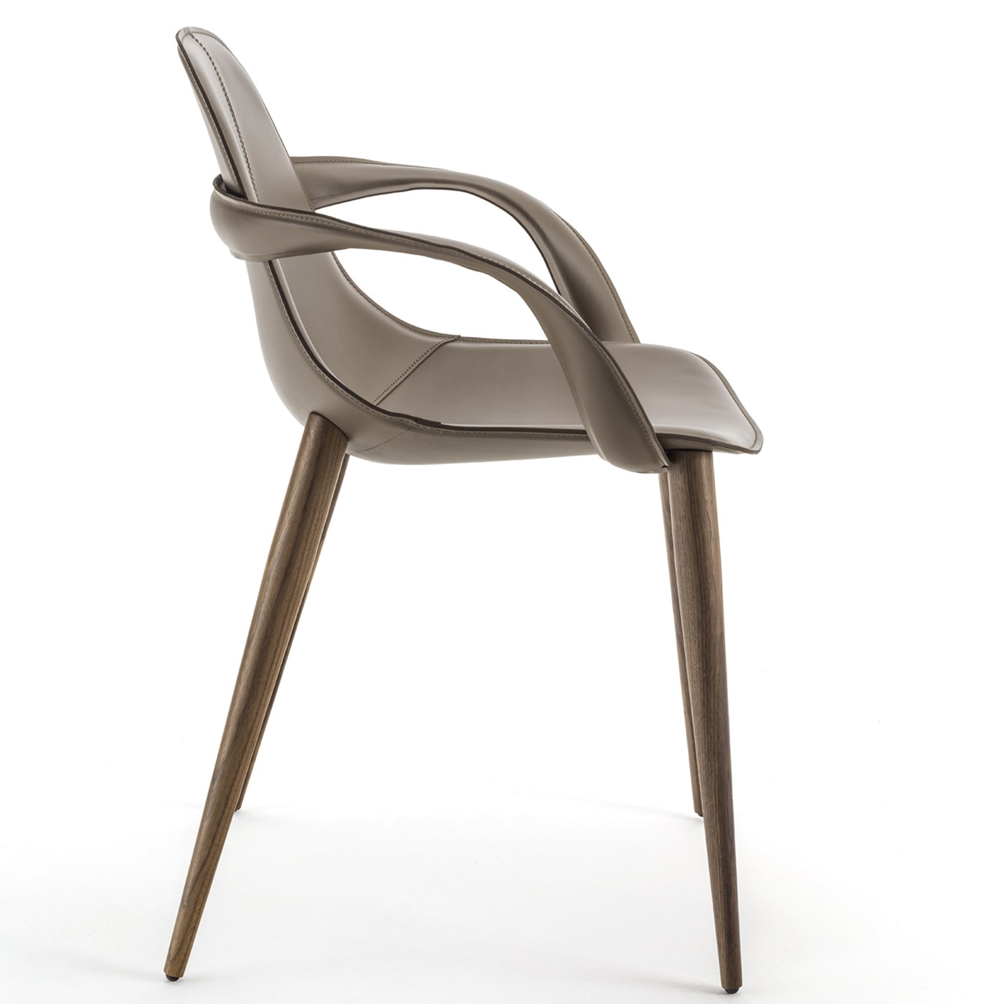 Couture Wooden-Legged Chair by Stefano Bigi - Alternative view 2