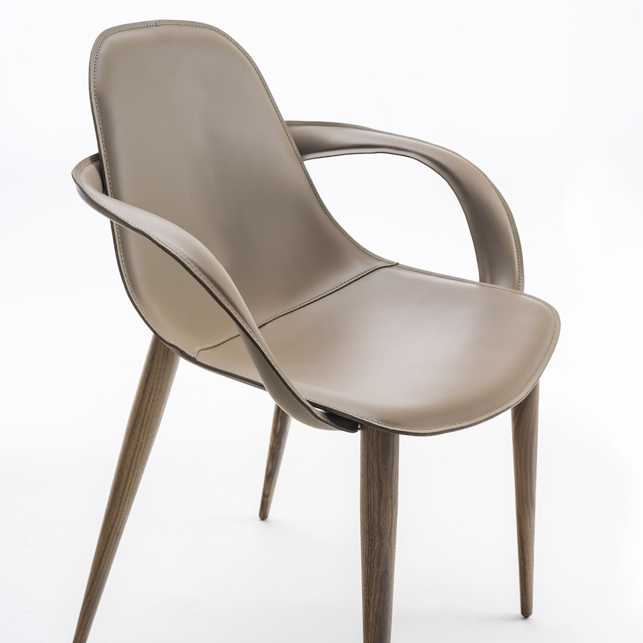 Couture Wooden-Legged Chair by Stefano Bigi - Alternative view 3