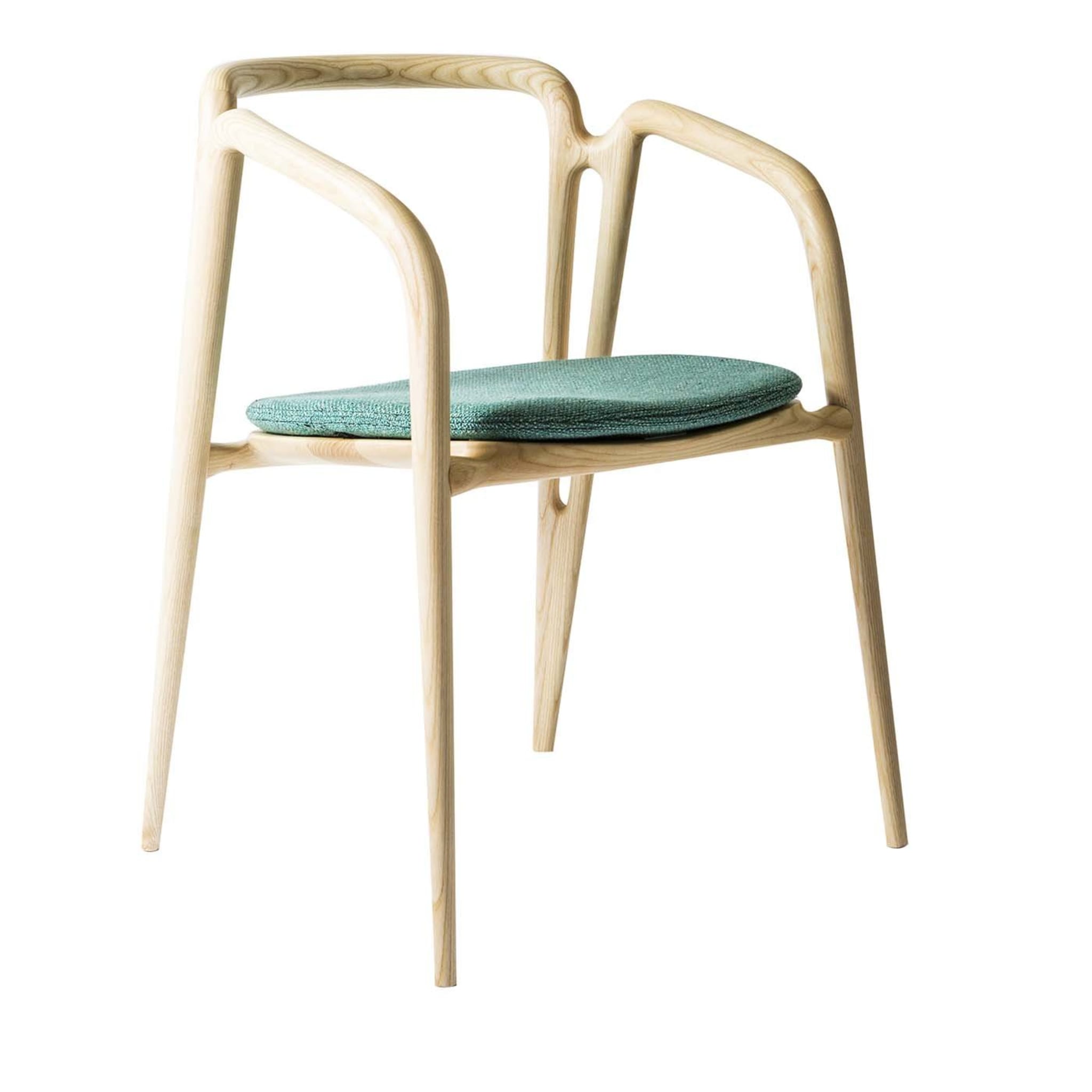 Vivo Chair with Turquoise Cushion - Main view