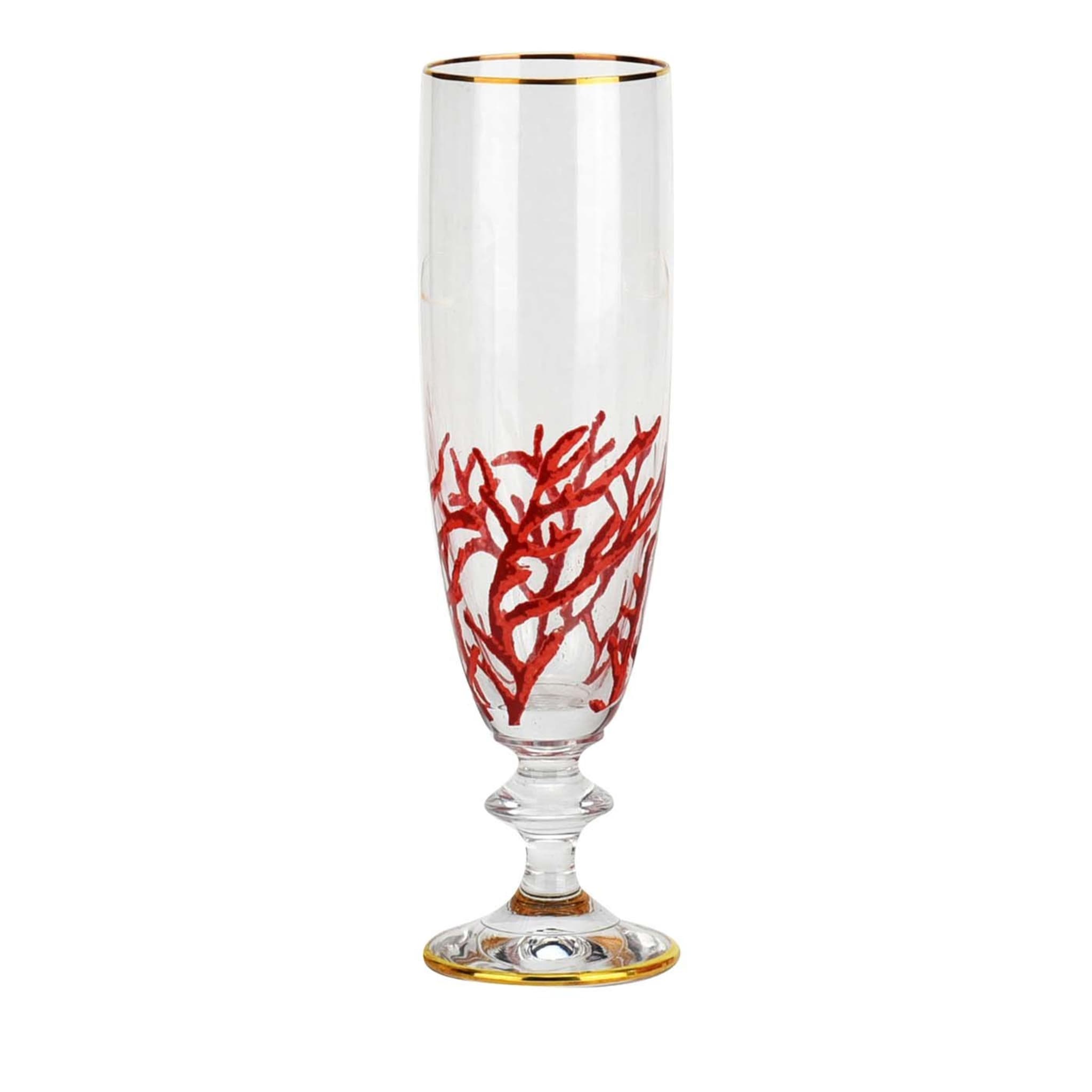 Set of 6 Coral Flutes - Main view
