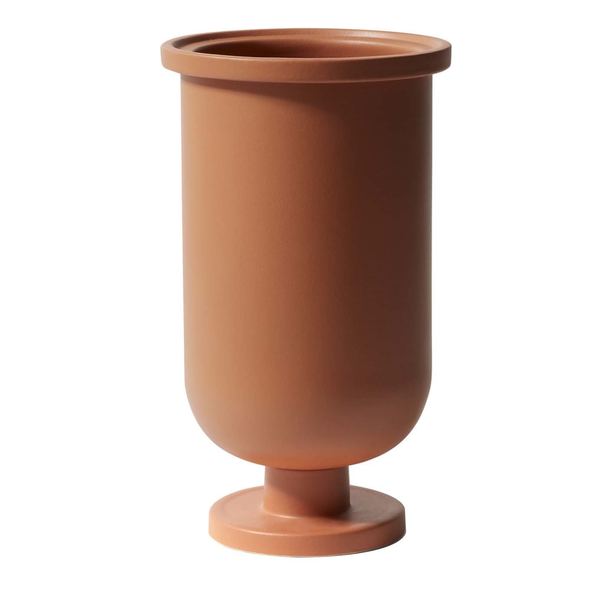 Base Terracotta Ceramic Vase by Aldo Cibic - Main view