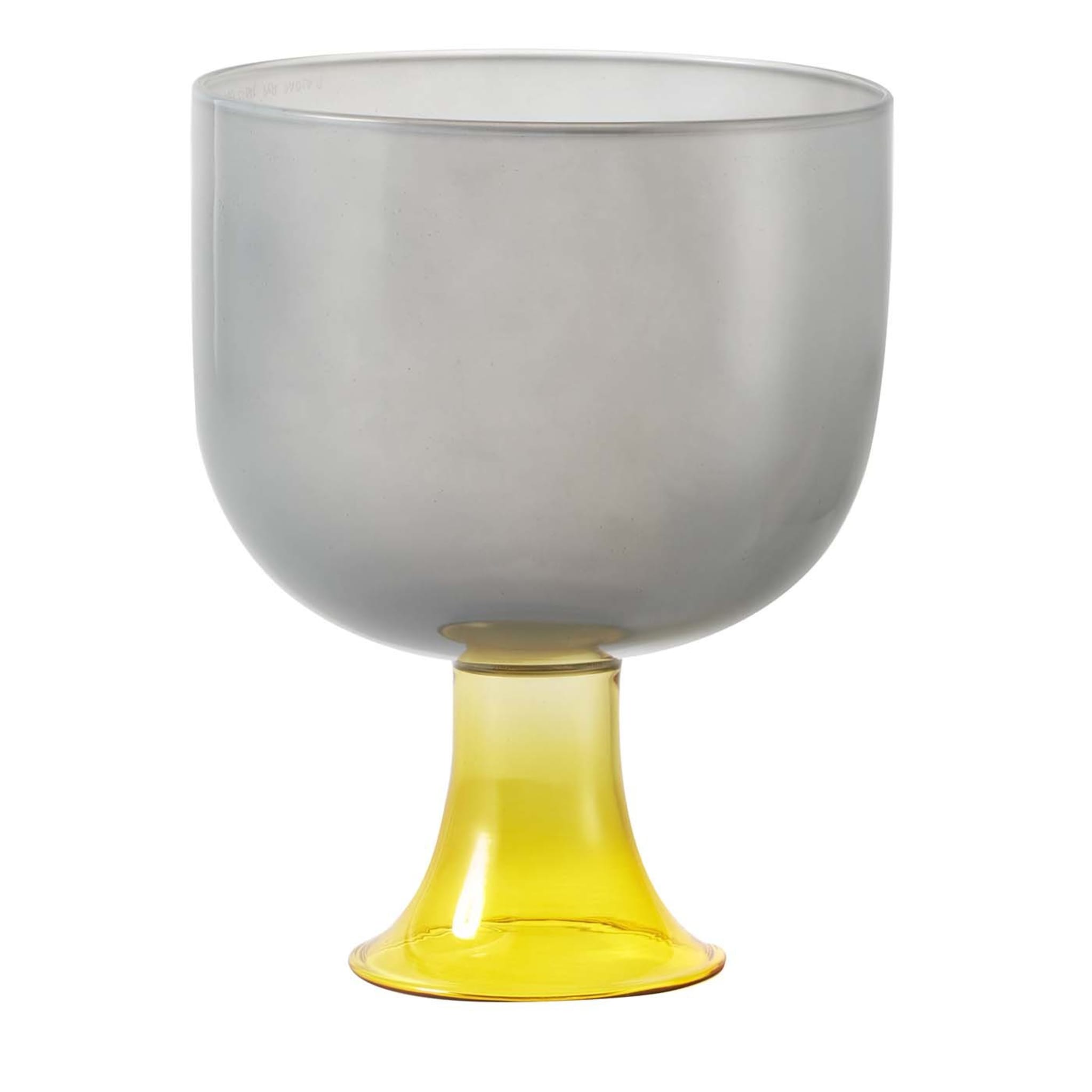 Copa Cuppino amarillo y gris de Aldo Cibic - Vista principal