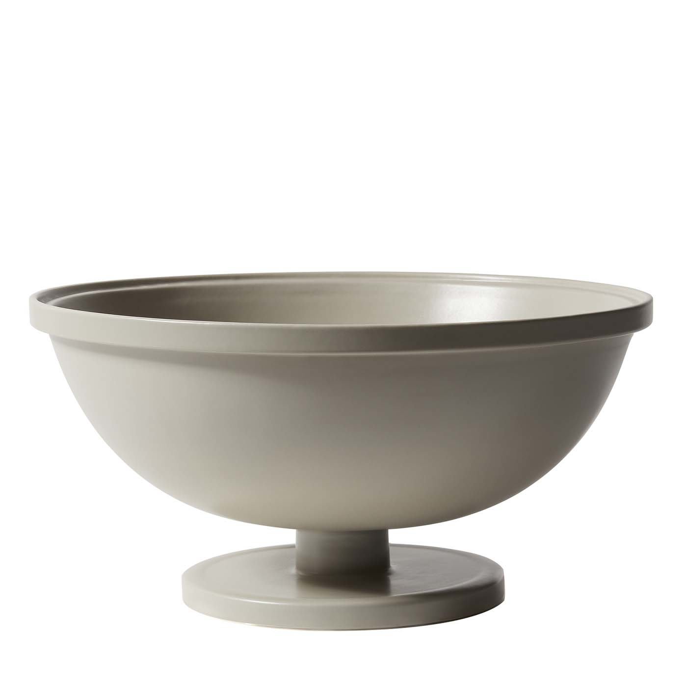 Cuppone Large Gray Ceramic Goblet by Aldo Cibic - Paola C