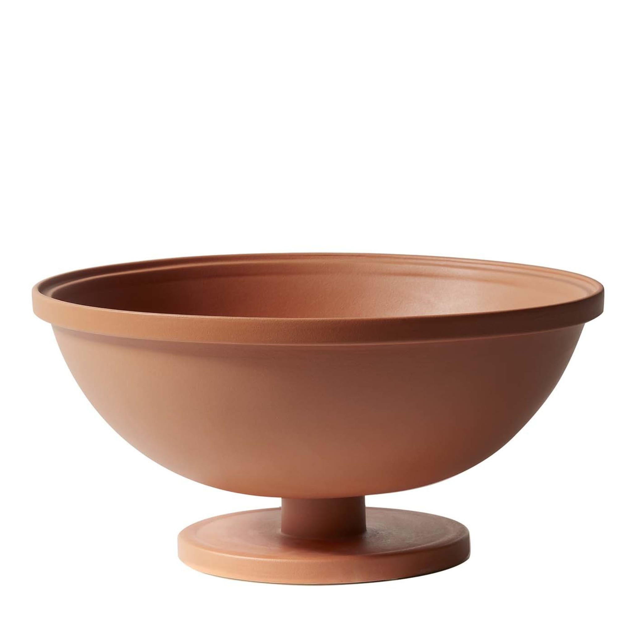 Cuppone Large Terracotta Ceramic Goblet by Aldo Cibic - Main view