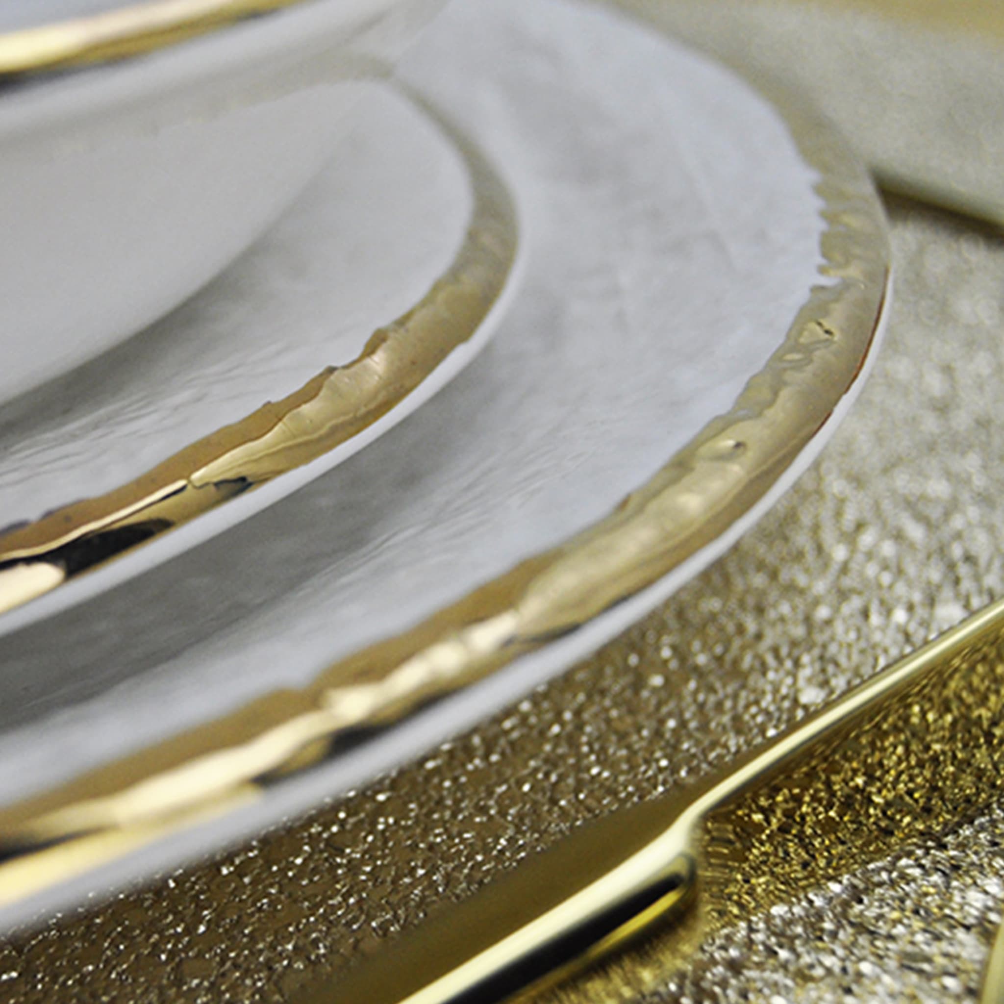 Preta Oro Milk Gold Dinner Plates Set for 6 - Alternative view 2