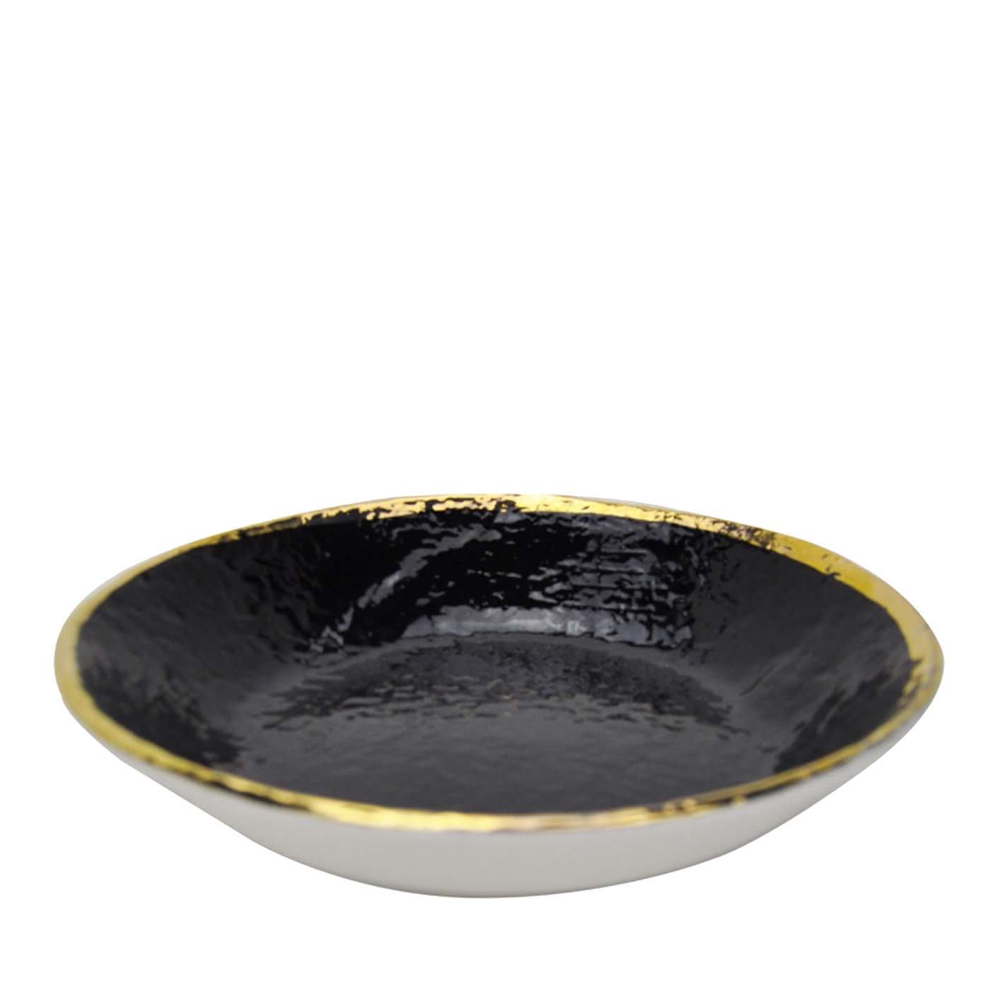 Set of 2 Preta Oro Black Gold Risotto Bowls - Arcucci Handmade