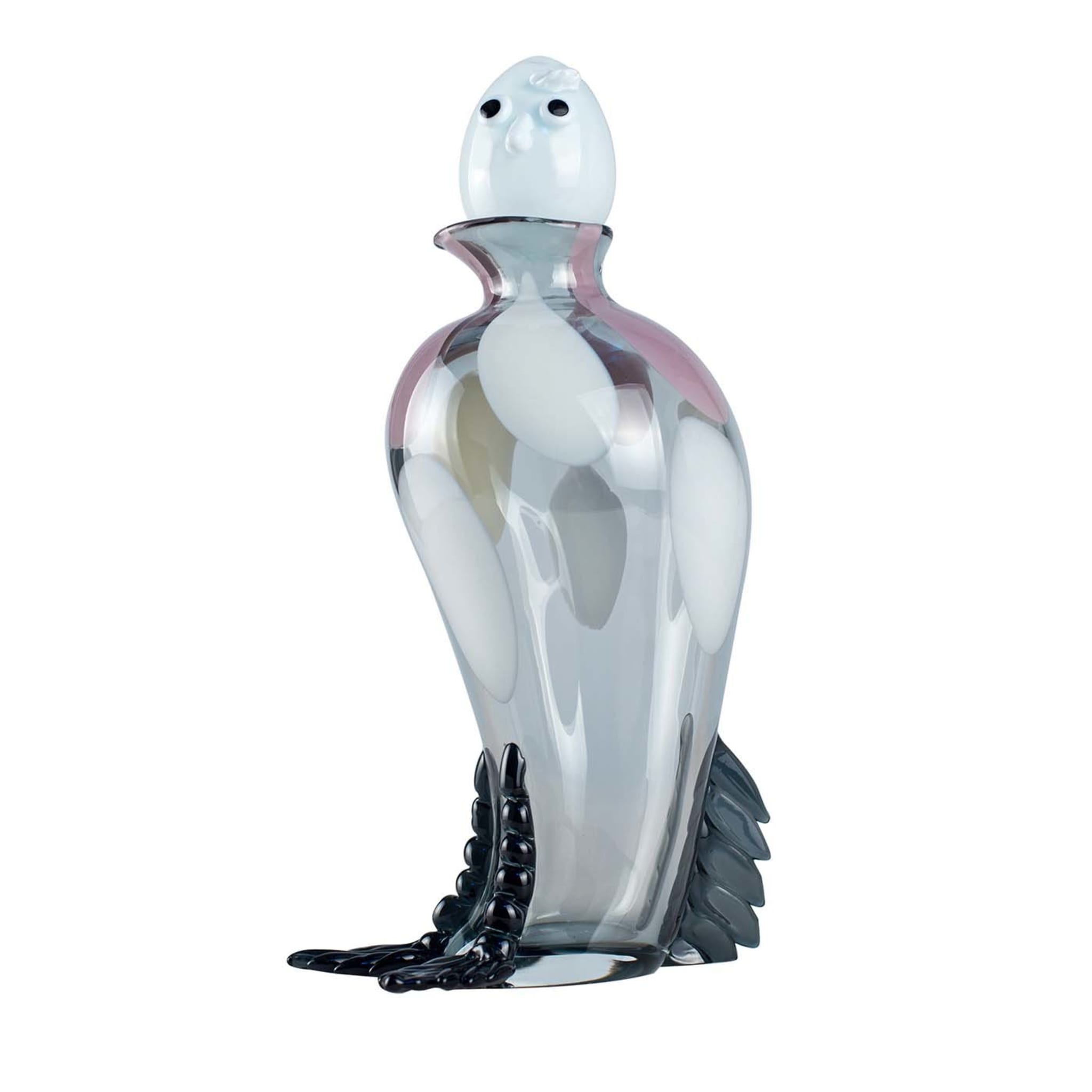 Spotted Pigeon Venetian Glass Sculpture by Eliana Gerotto - Main view