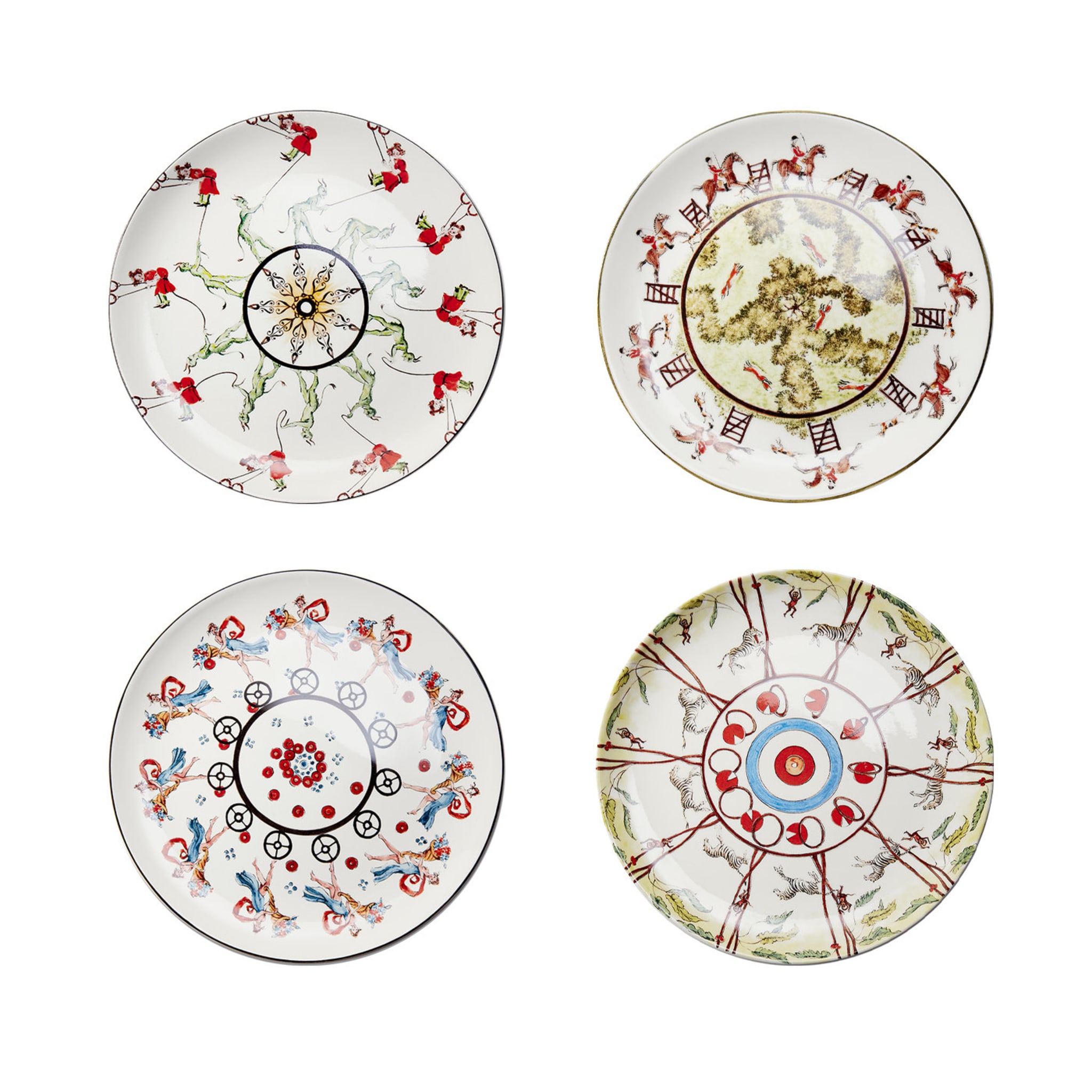 Play Plates Story N°1 Dinner Plates Set of 4 - Main view