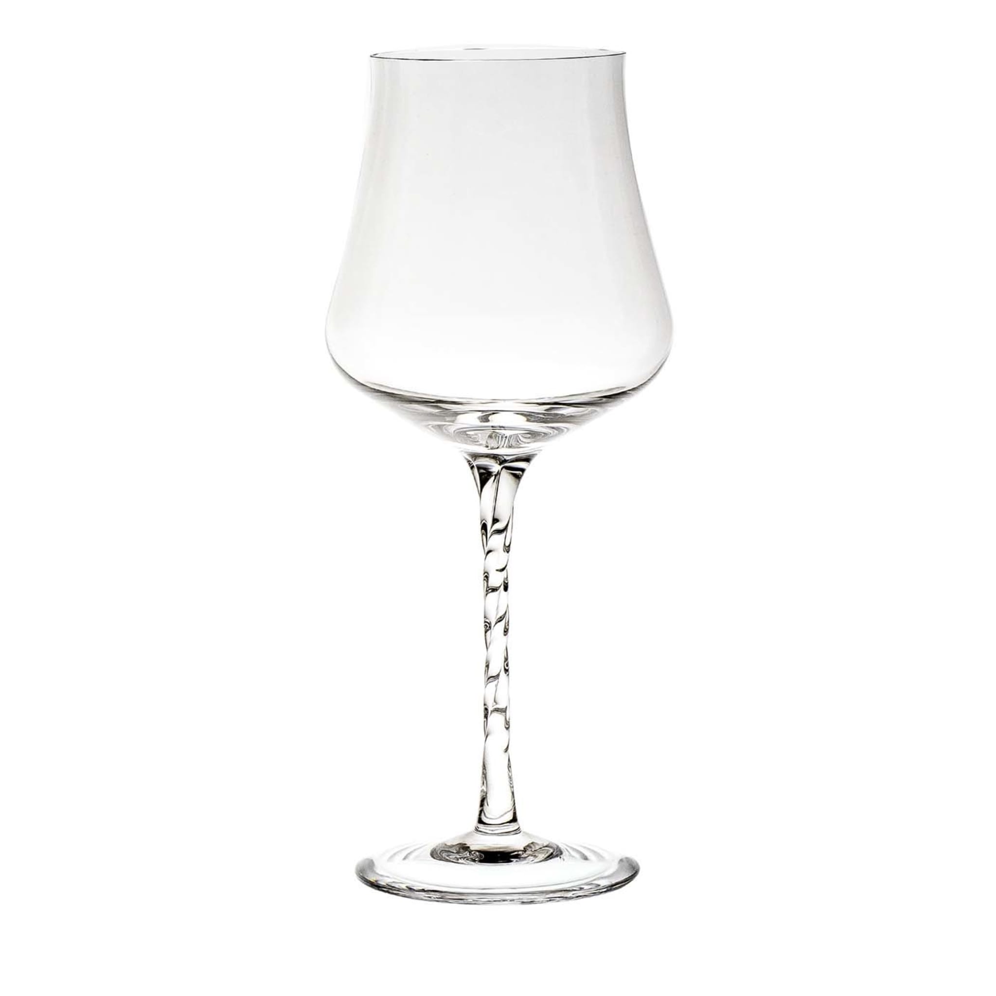 Beviamo Set of 6 Wine Glasses with Twisted Stem - Main view