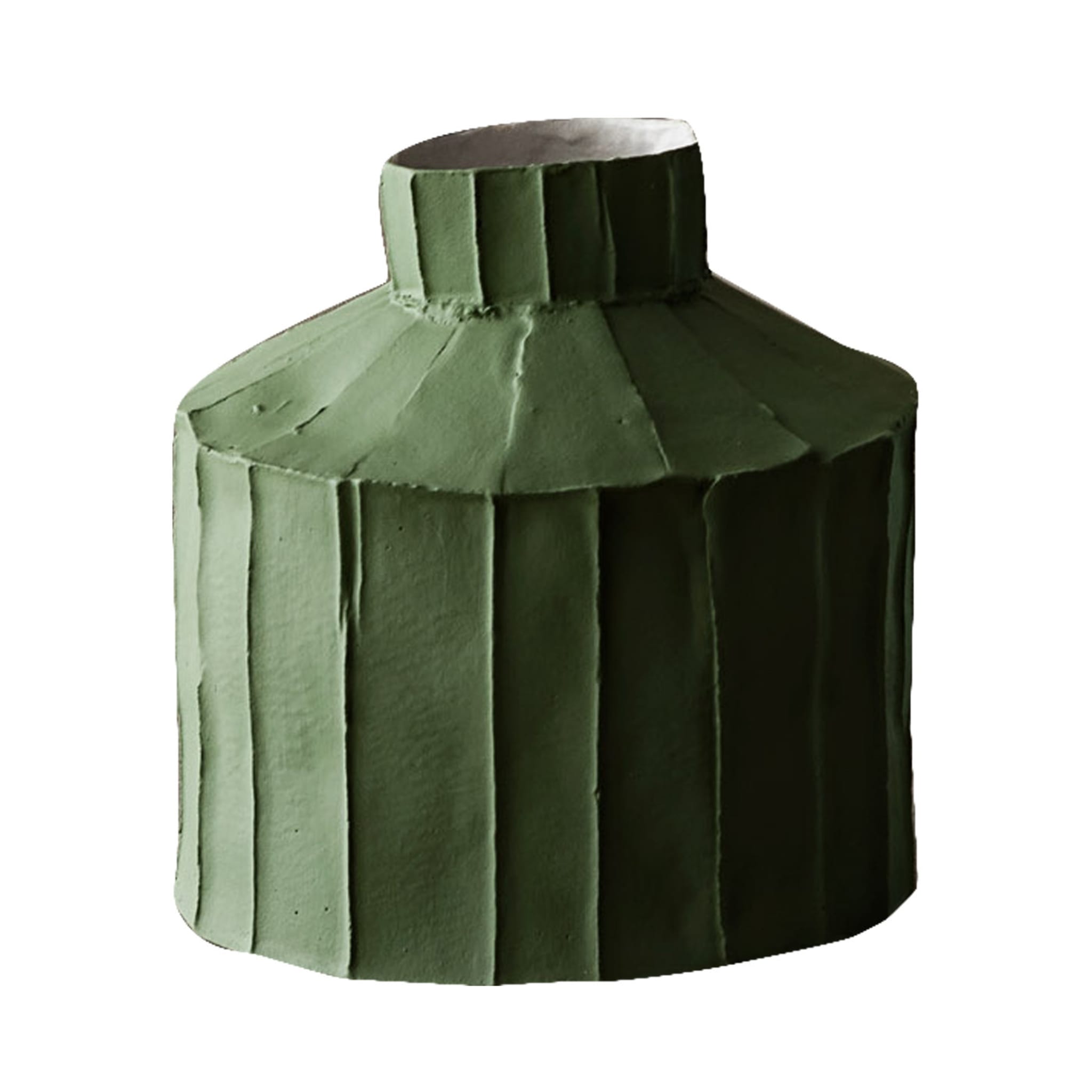 Cartocci Corteccia Fide Moss Green Vase - Main view