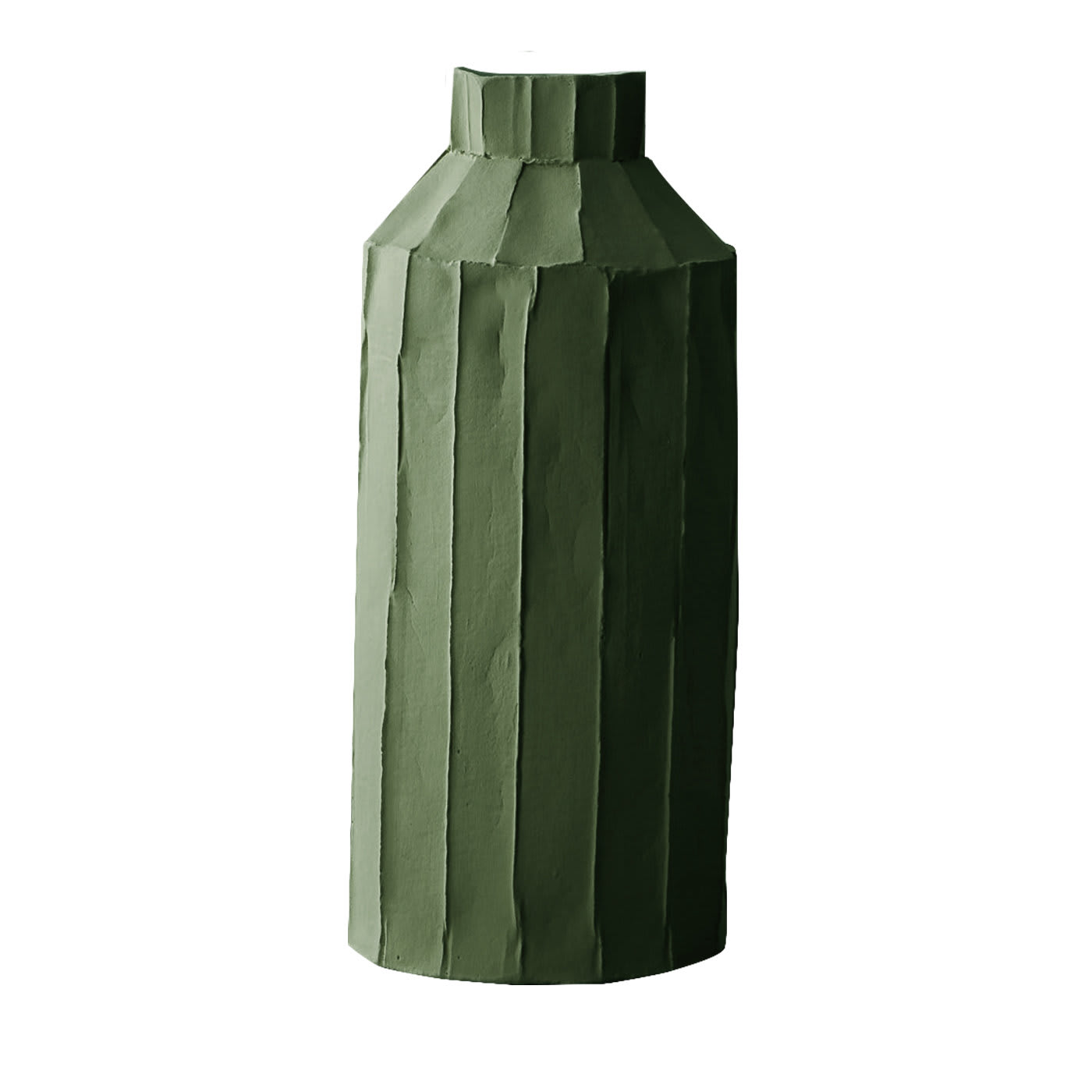 Cartocci Corteccia Fide Sage Green Vase - Paola Paronetto
