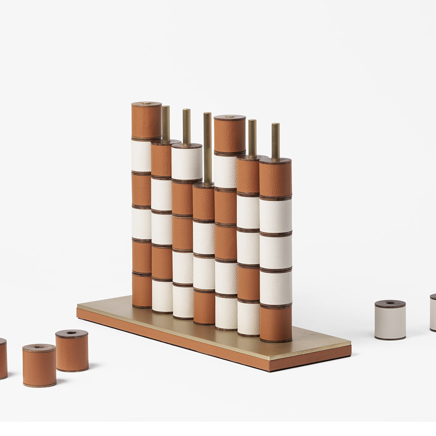 Pinetti Wooden Jenga Set - White