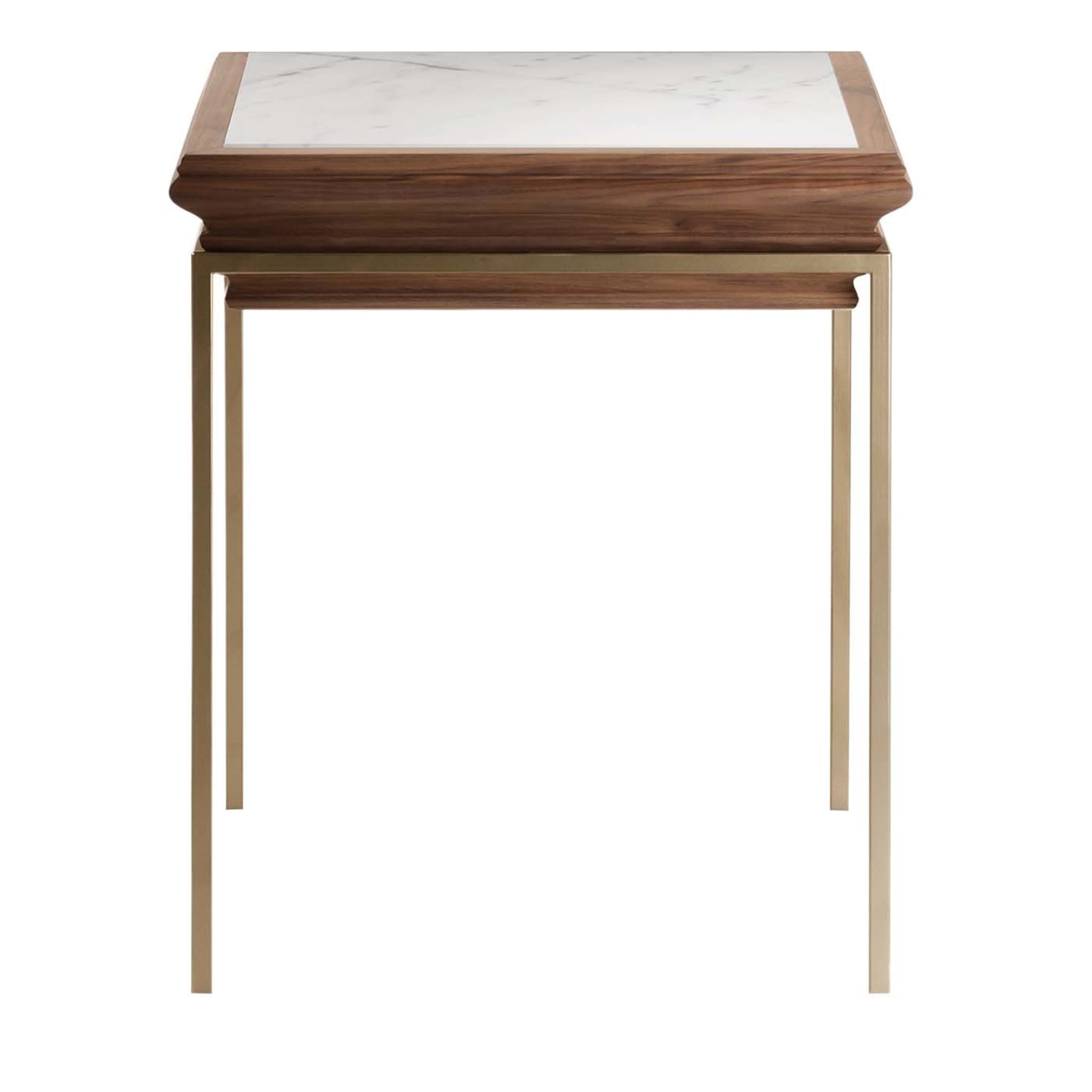 Abaco Side Table with Marble Top by Dell’Aglio/Migliore  - Main view