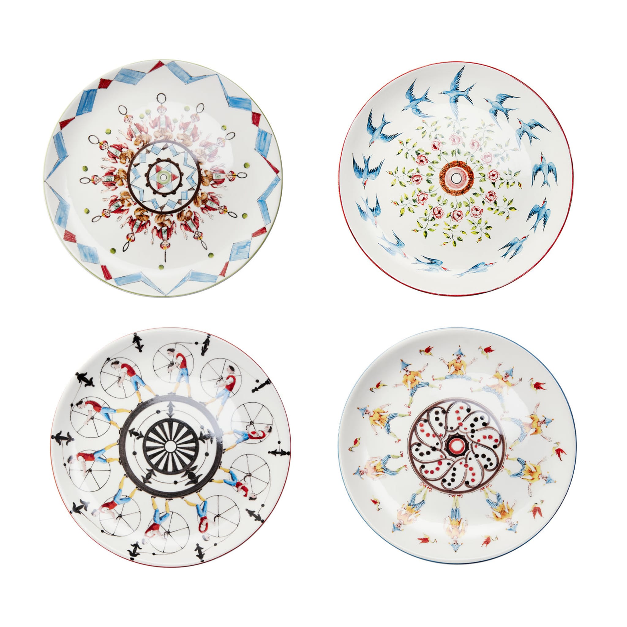 Play Plates Story N°2 Dinner Plates Set of 4 - Main view