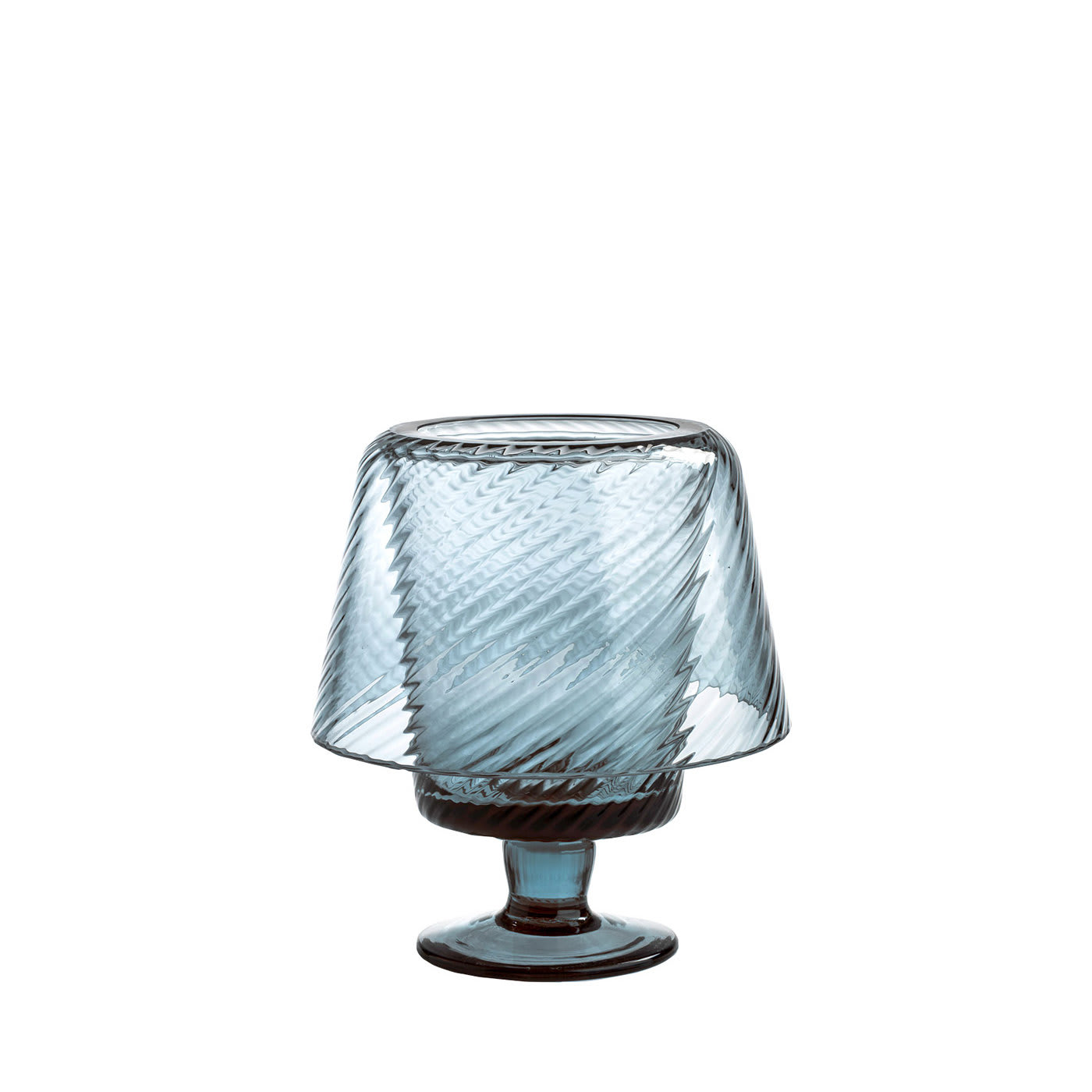 Minilume Torsè Glass Candleholder Aquamarine  - Mun